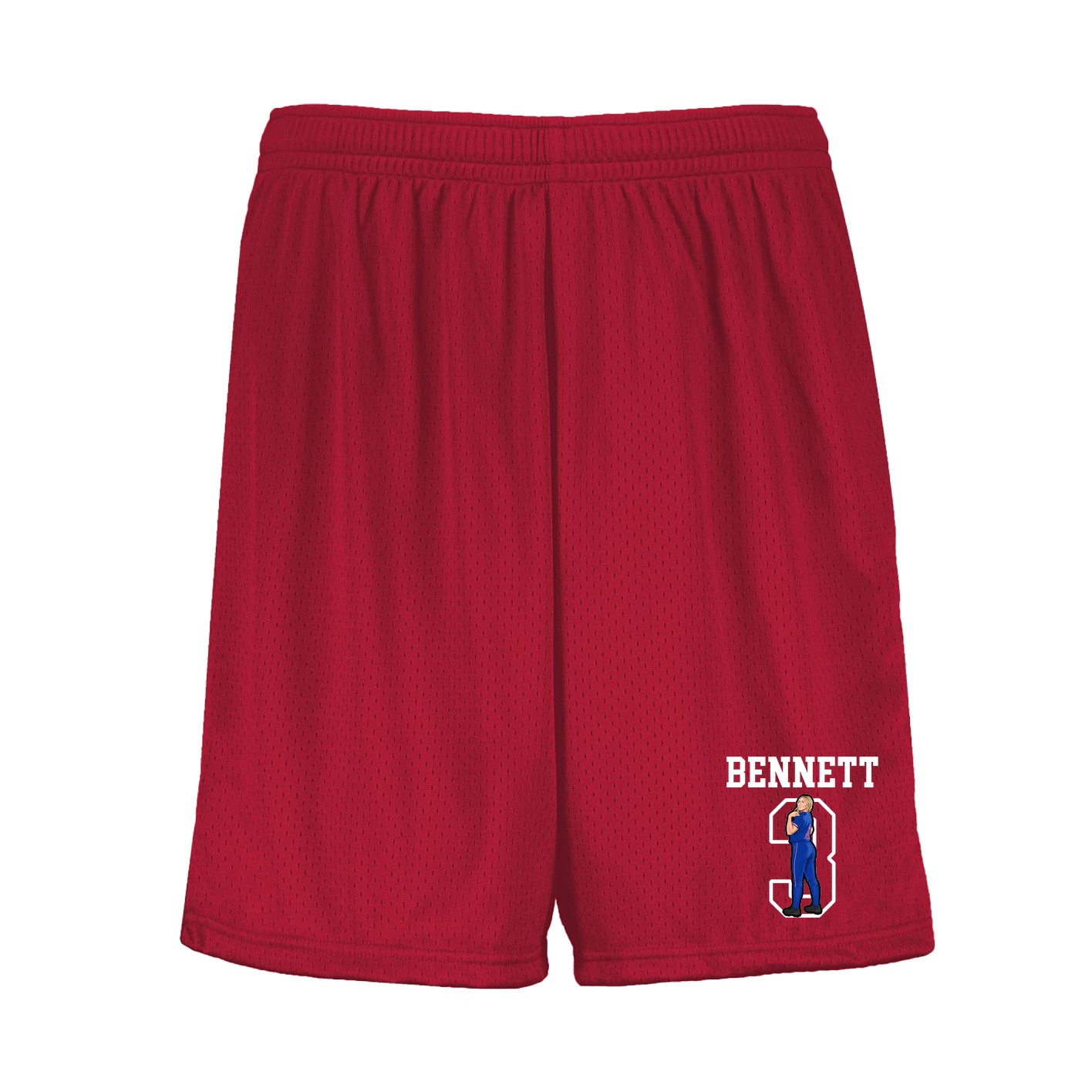 Shorts — Shirsey in Red