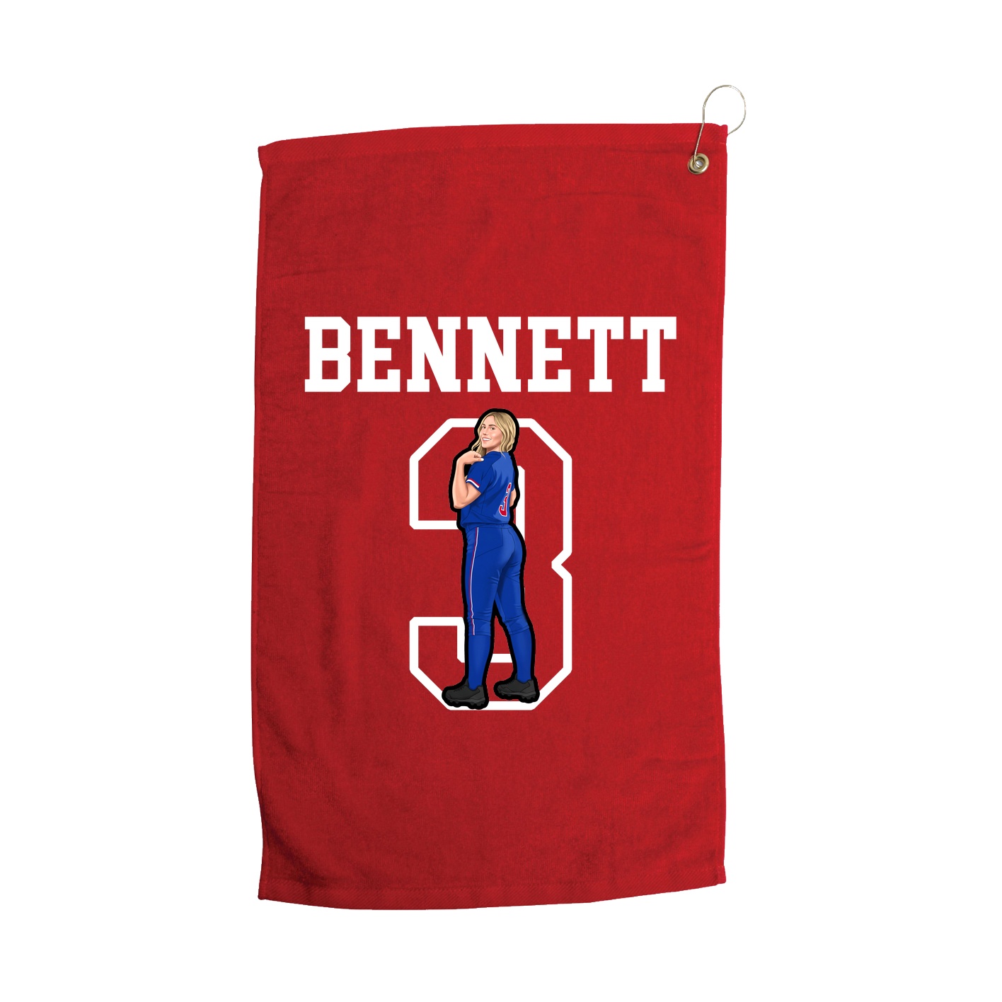 Golf Towel — Shirsey in Red