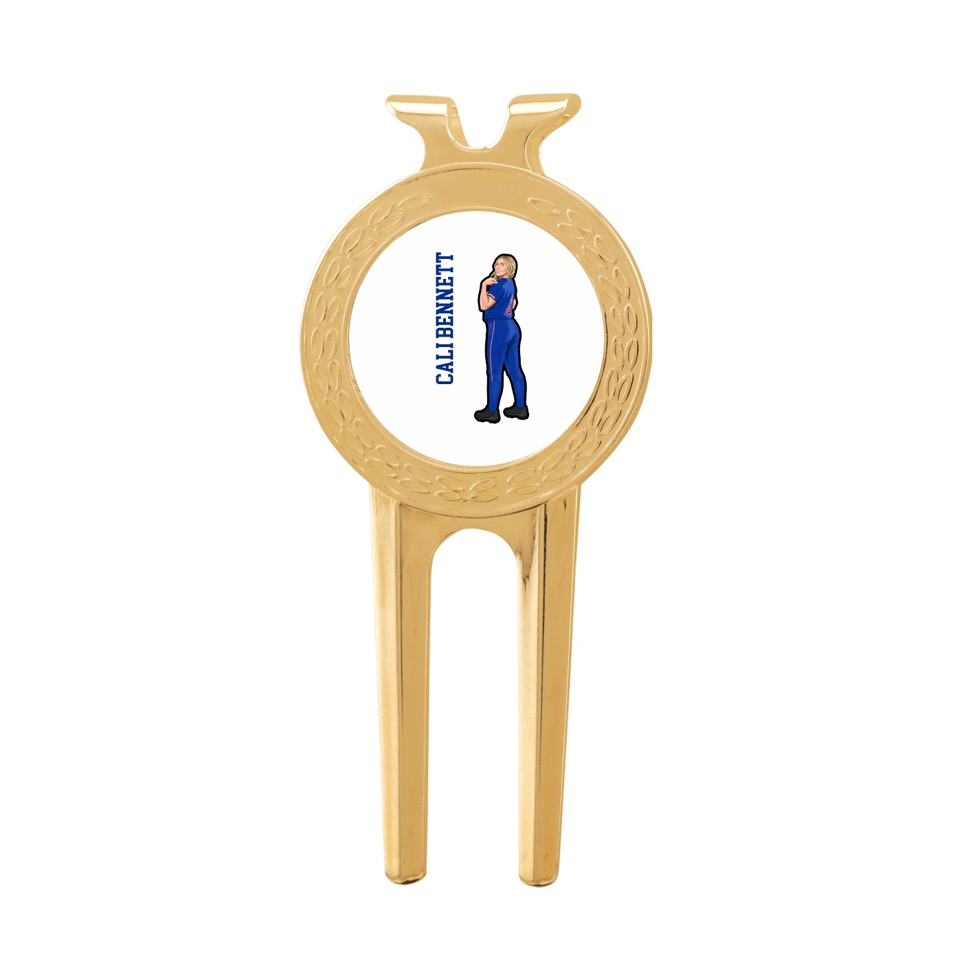 Divot Tool with Ball Marker — Name Vertical in Classic