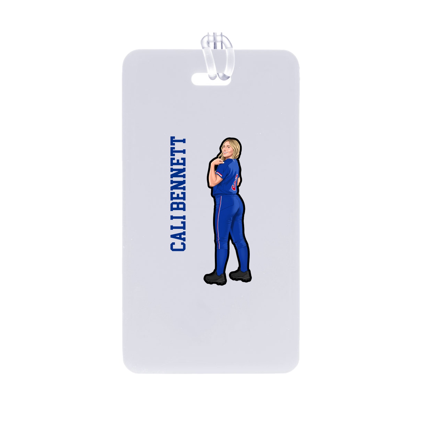 Bag Tag — Name Vertical in Classic