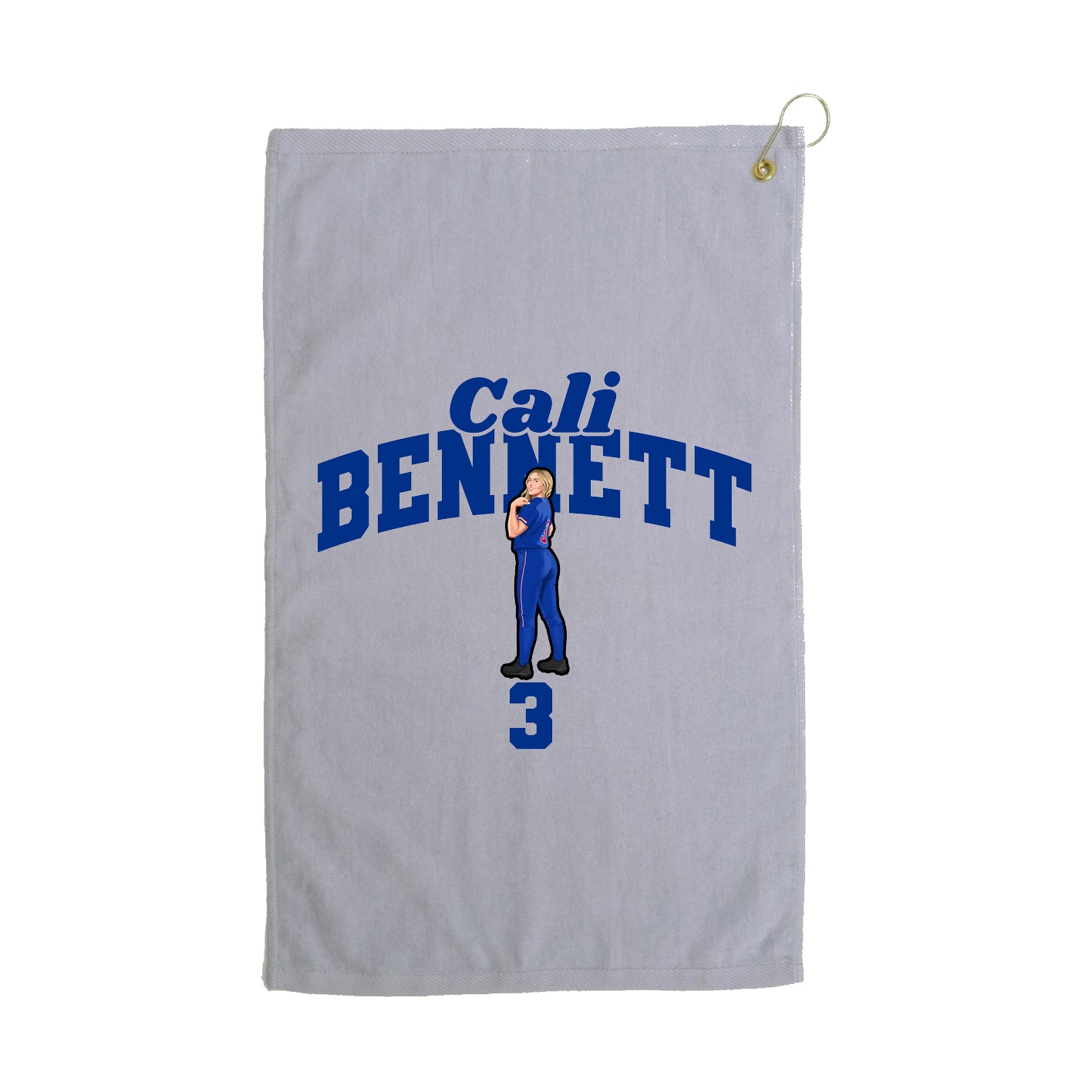 Golf Towel — Signature Arch in Grey