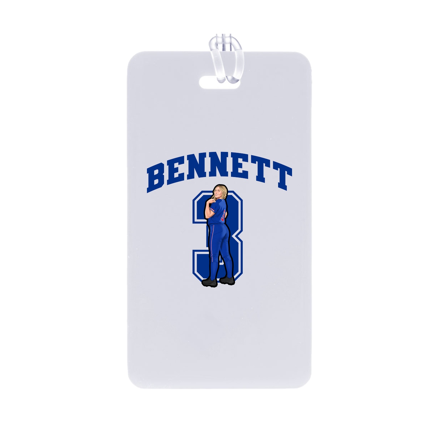 Bag Tag — Number in Classic