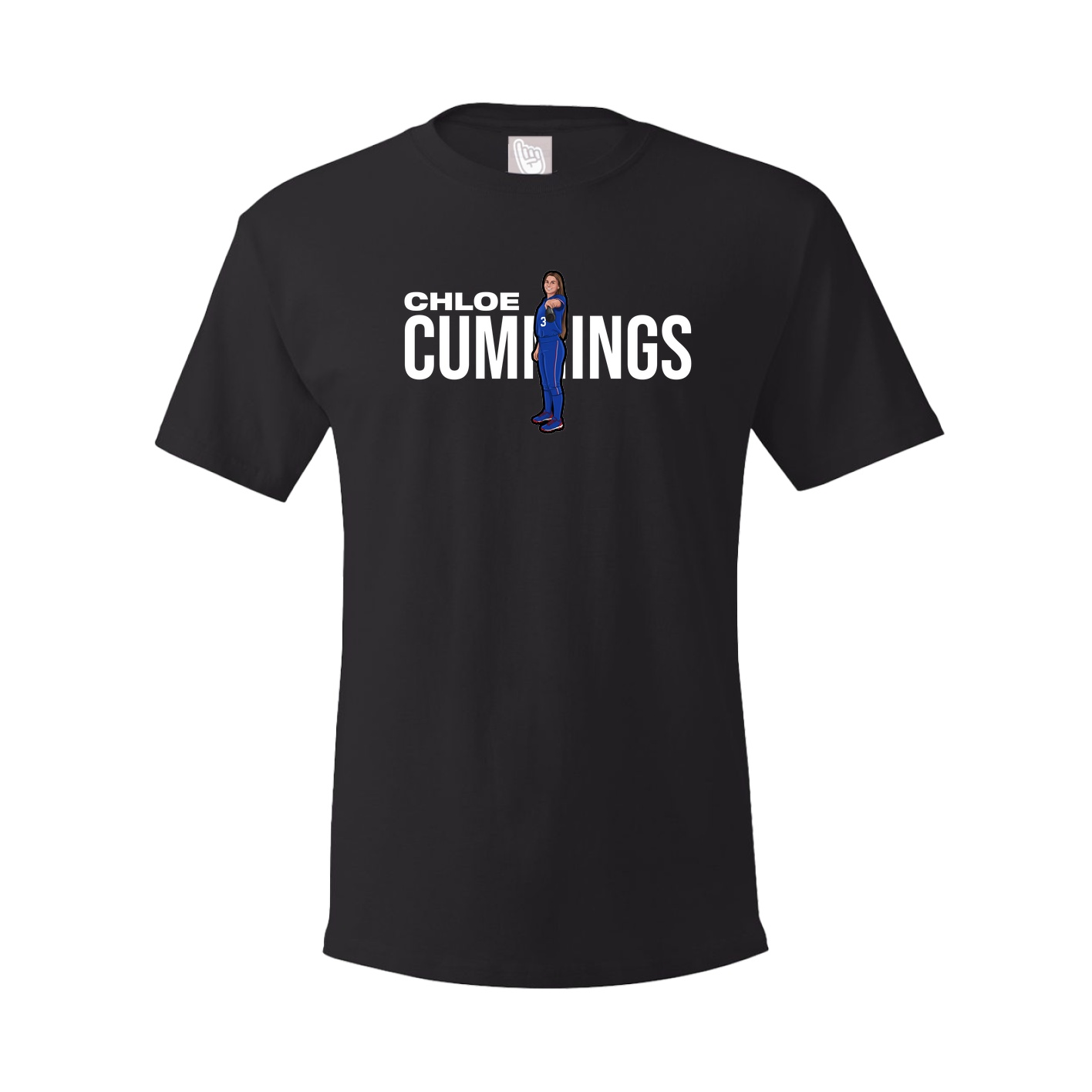 Youth Tee — Player Name in Black