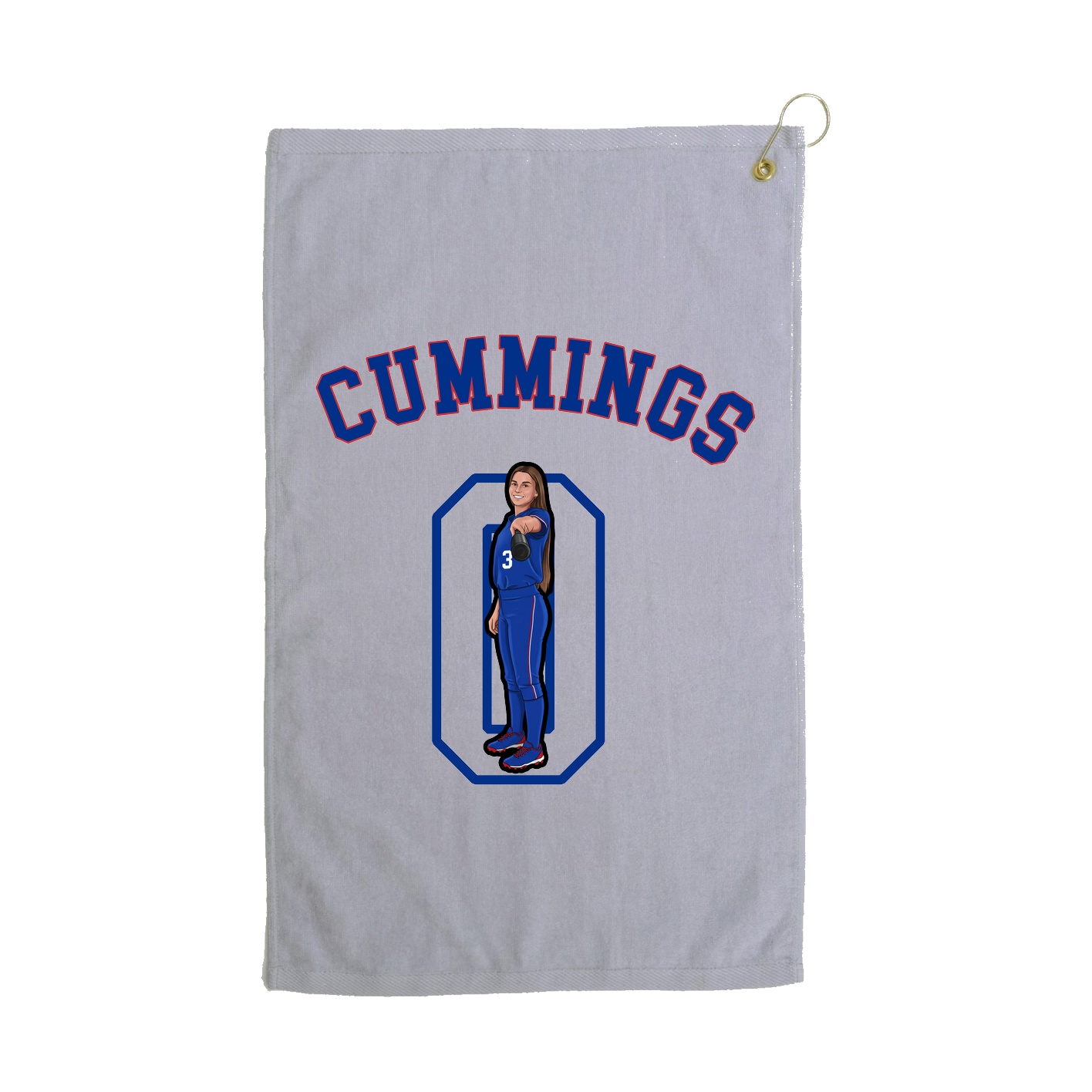 Golf Towel — Shirsey Arch in Grey
