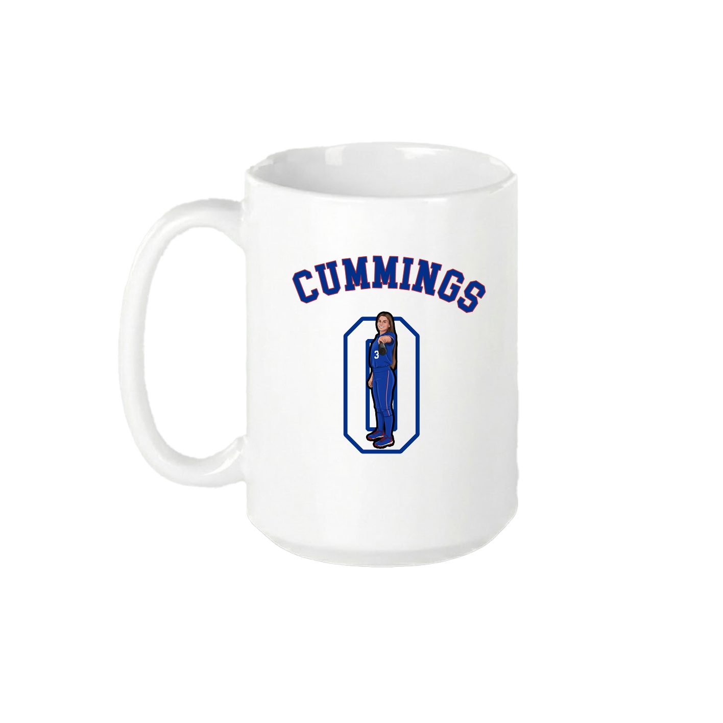 15oz Coffee Mug — Shirsey Arch in White