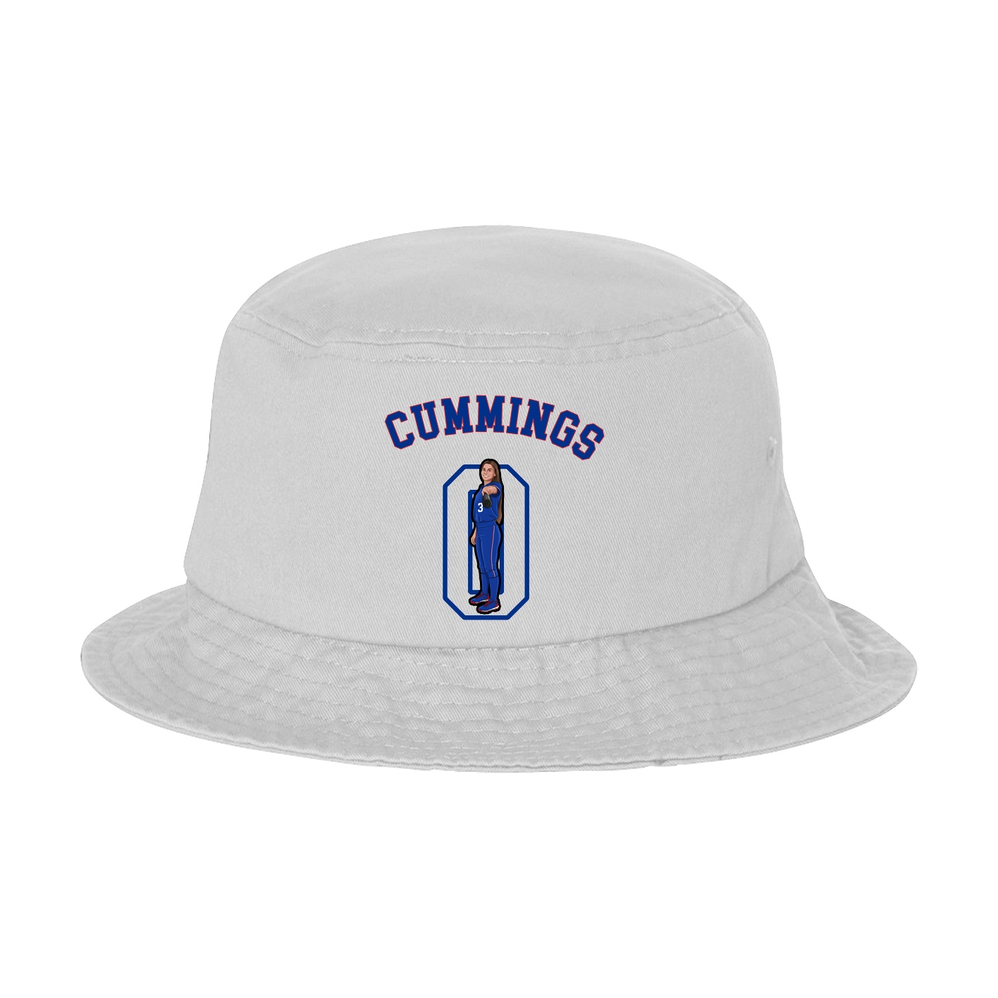 Bucket Cap — Shirsey Arch in White