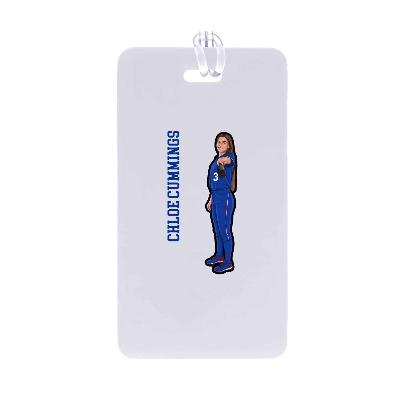 Bag Tag — Name Vertical in Classic