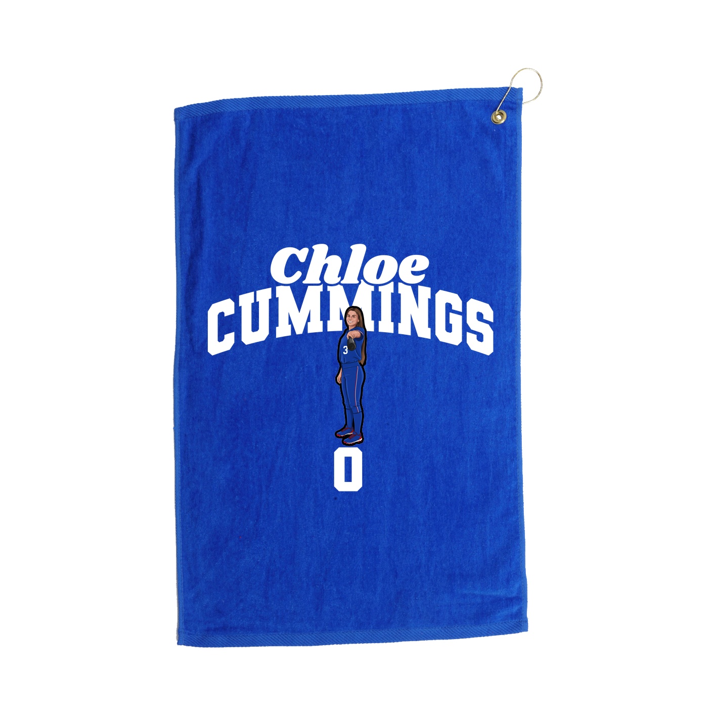 Golf Towel — Signature Arch in Royal