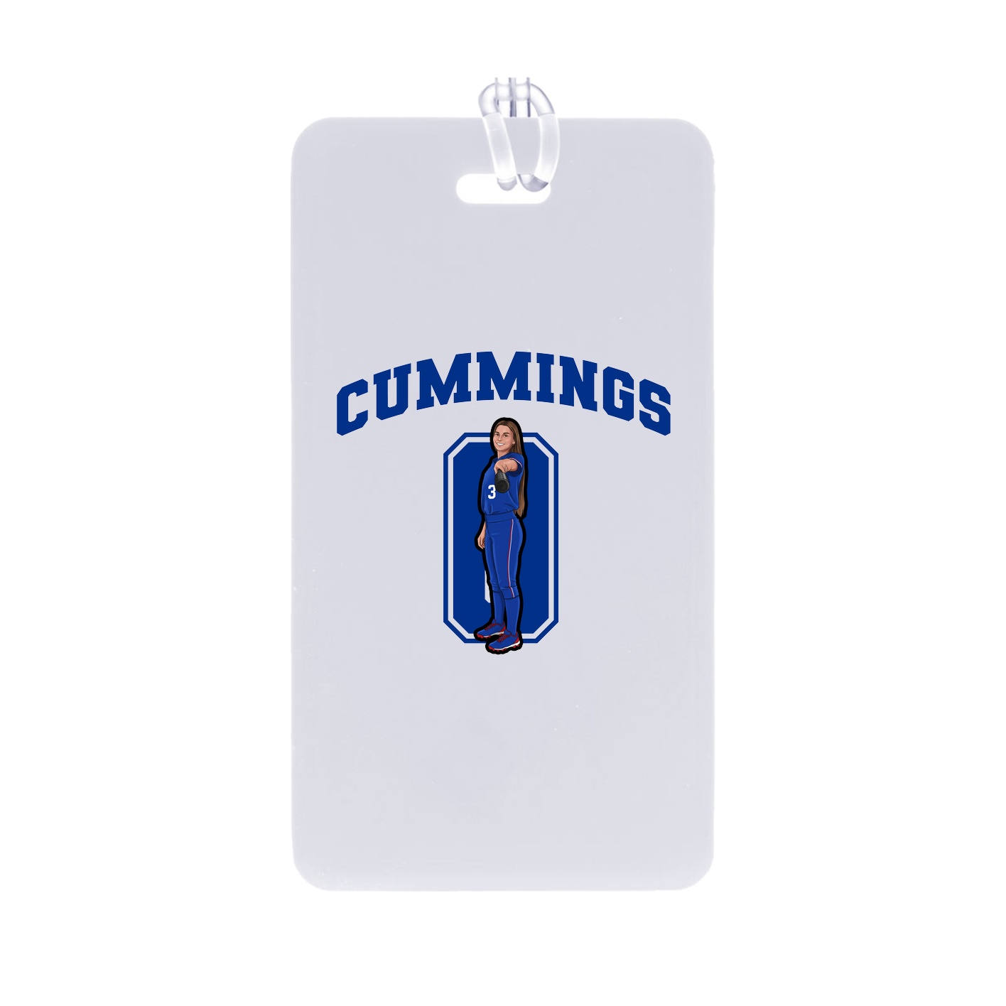 Bag Tag — Number in Classic