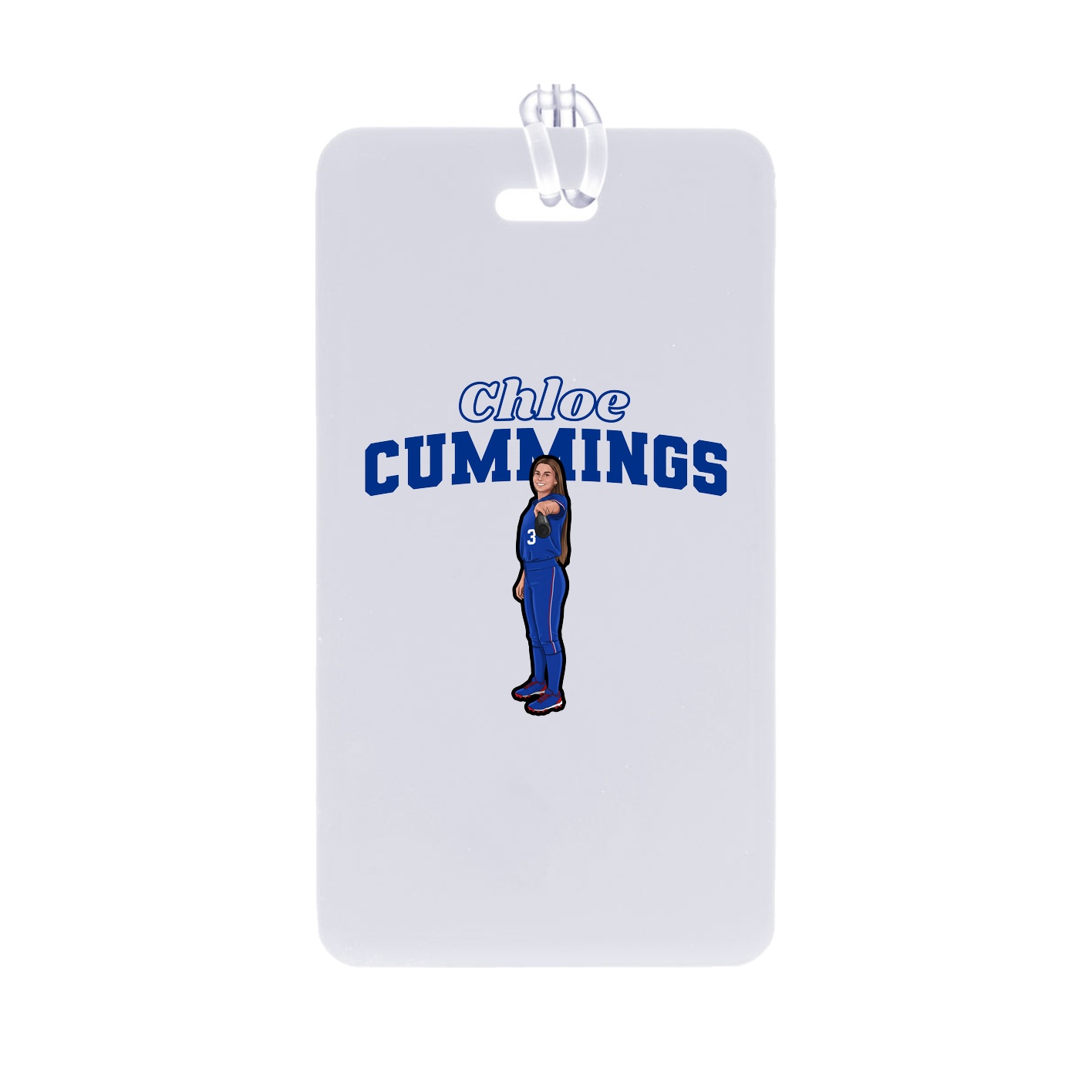 Bag Tag — Name Arch in Classic