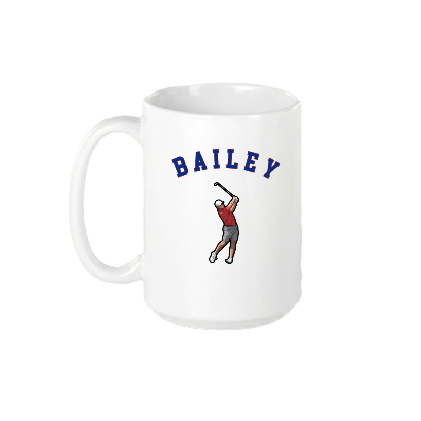 15oz Coffee Mug — Shirsey Arch in White