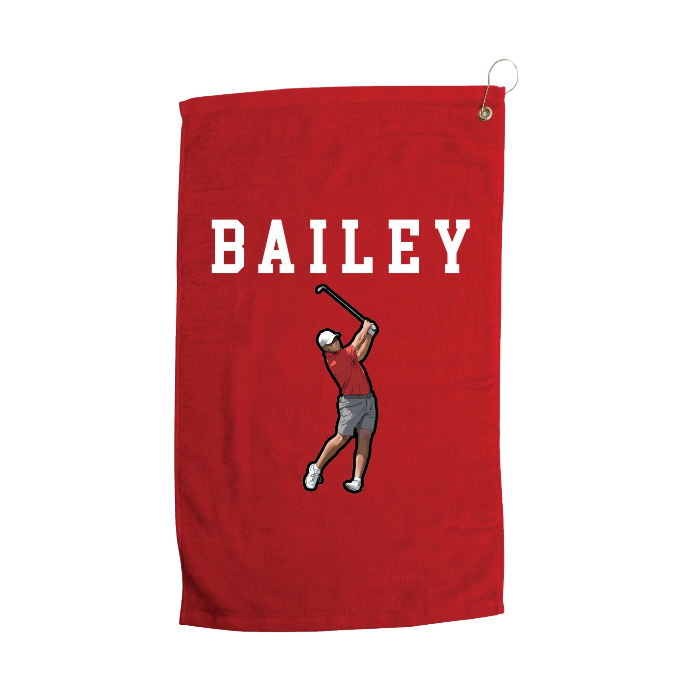 Golf Towel — Shirsey in Red