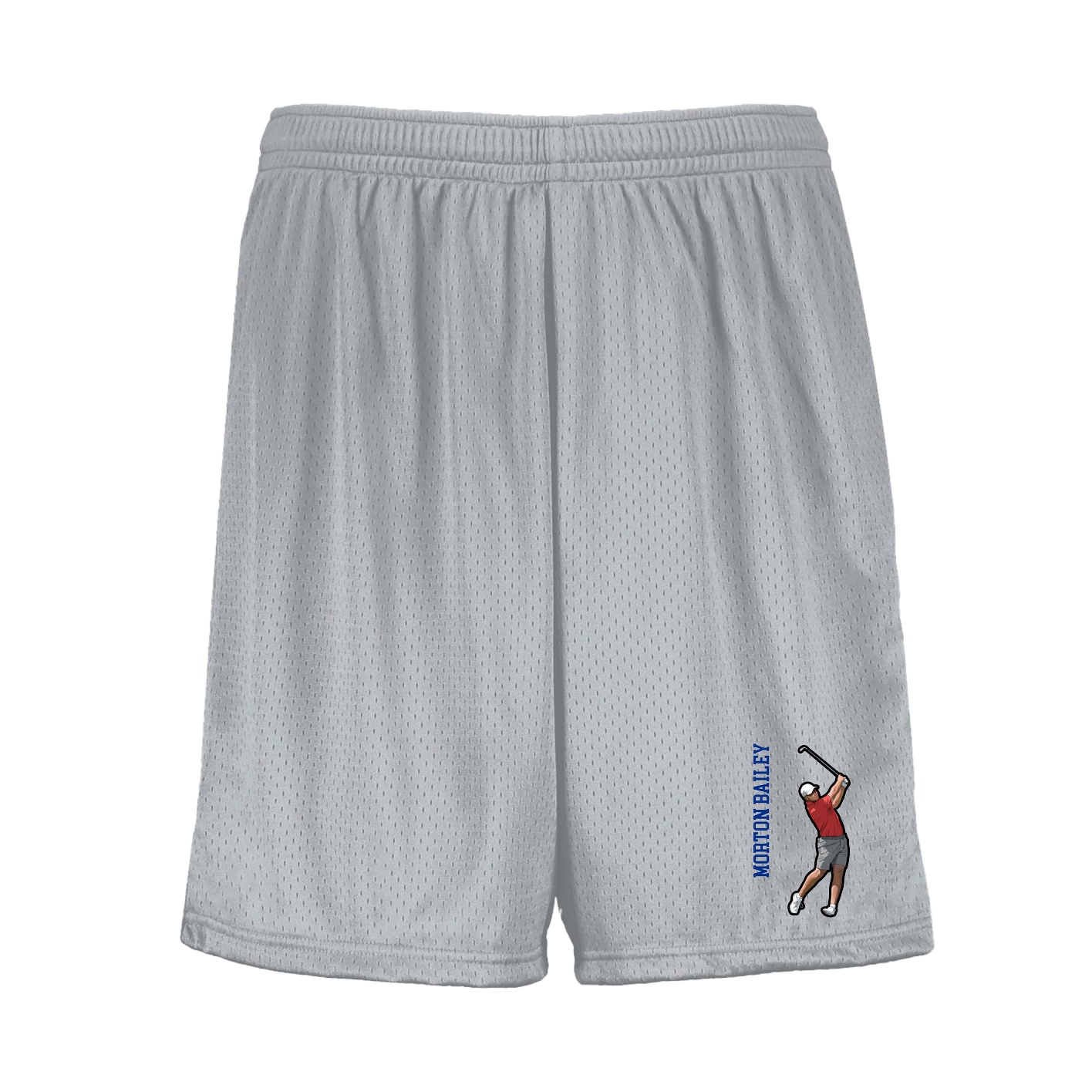 Shorts — Name Vertical in Silver