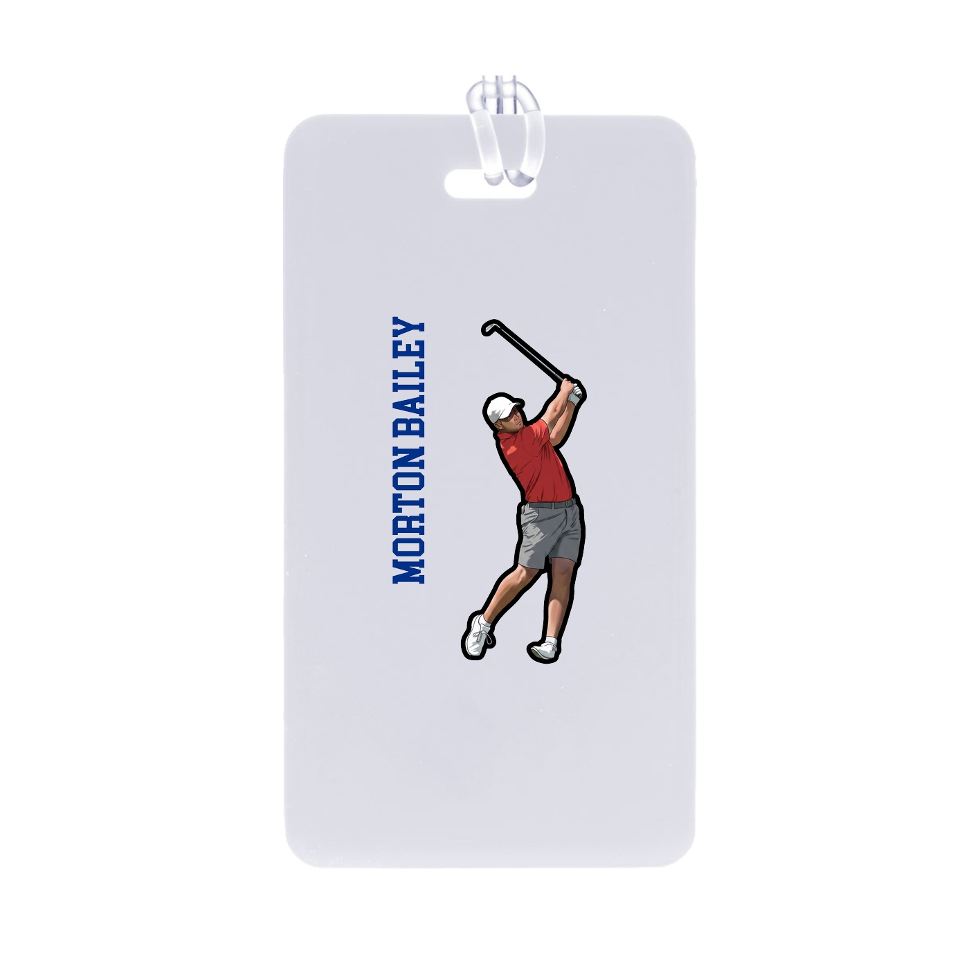 Bag Tag — Name Vertical in Classic