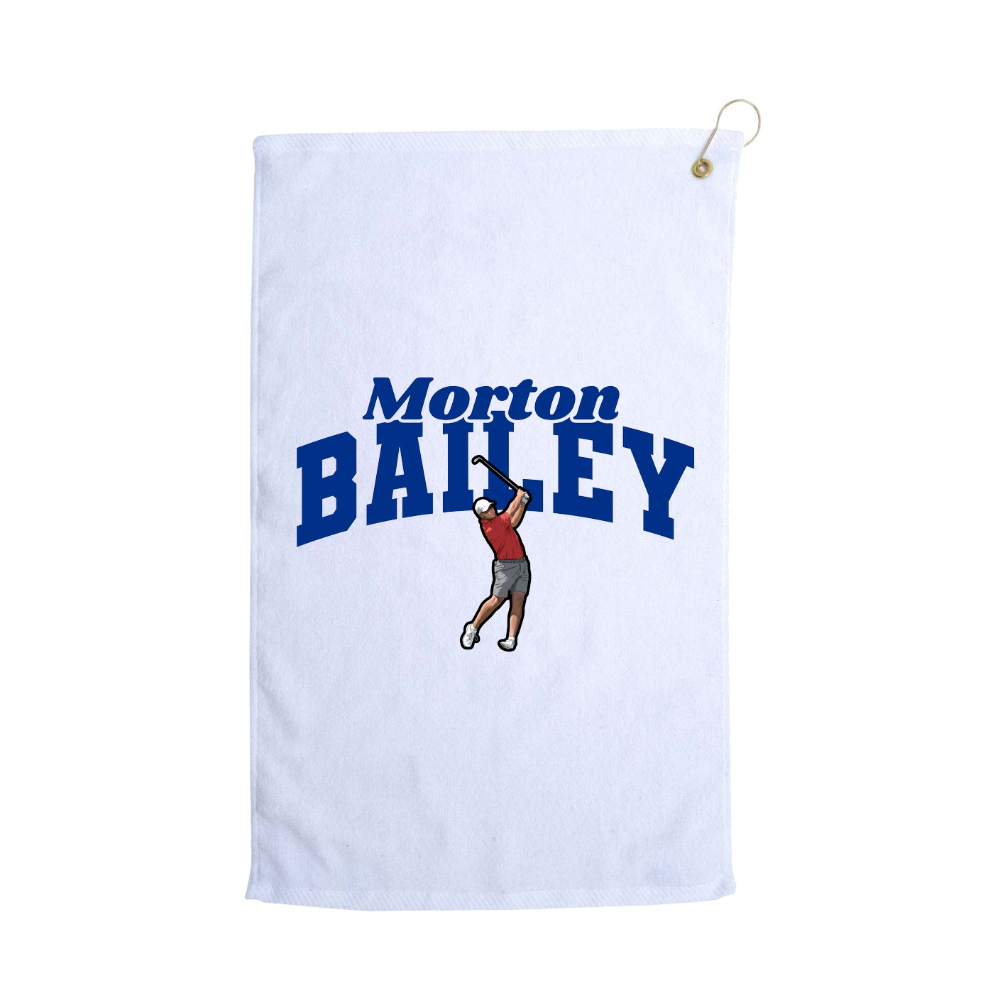 Golf Towel — Signature Arch in White