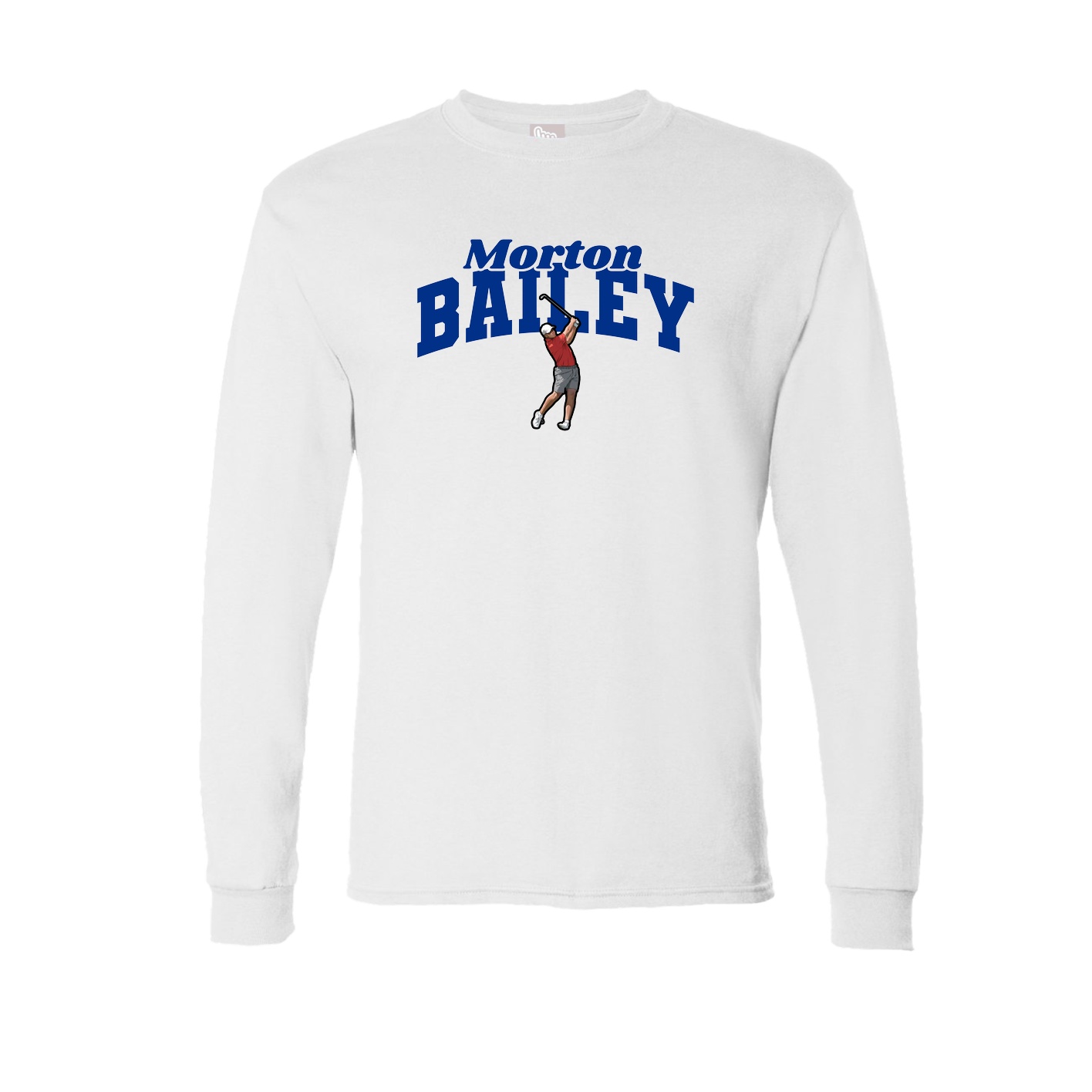 Long Sleeve Tee — Signature Arch in White
