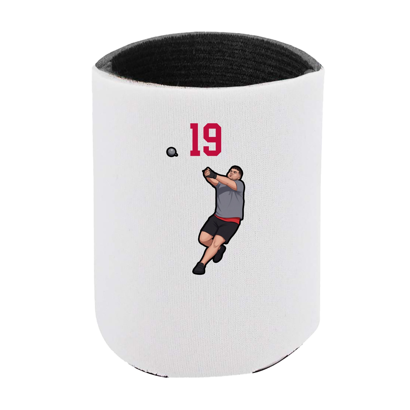 Can Holder — Number Top in White