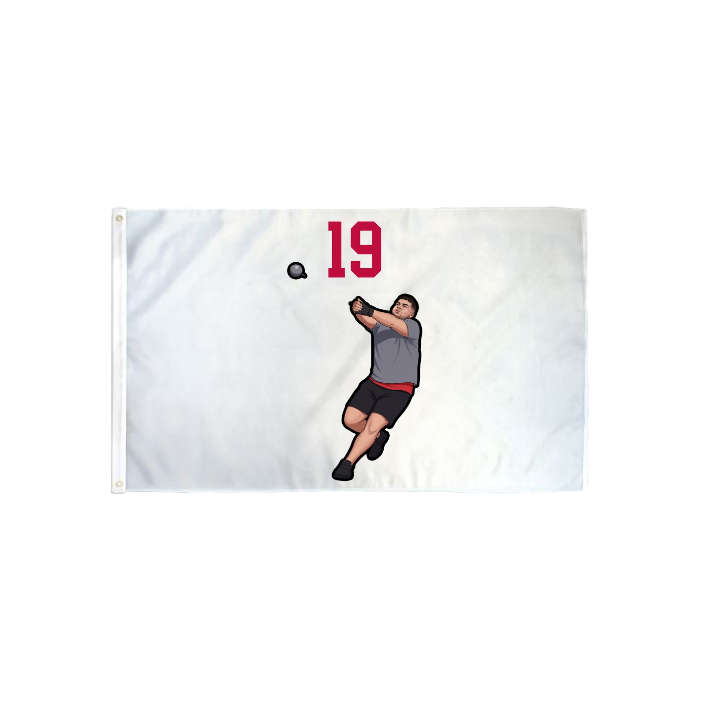 3x5 Flag — Number Top in Classic
