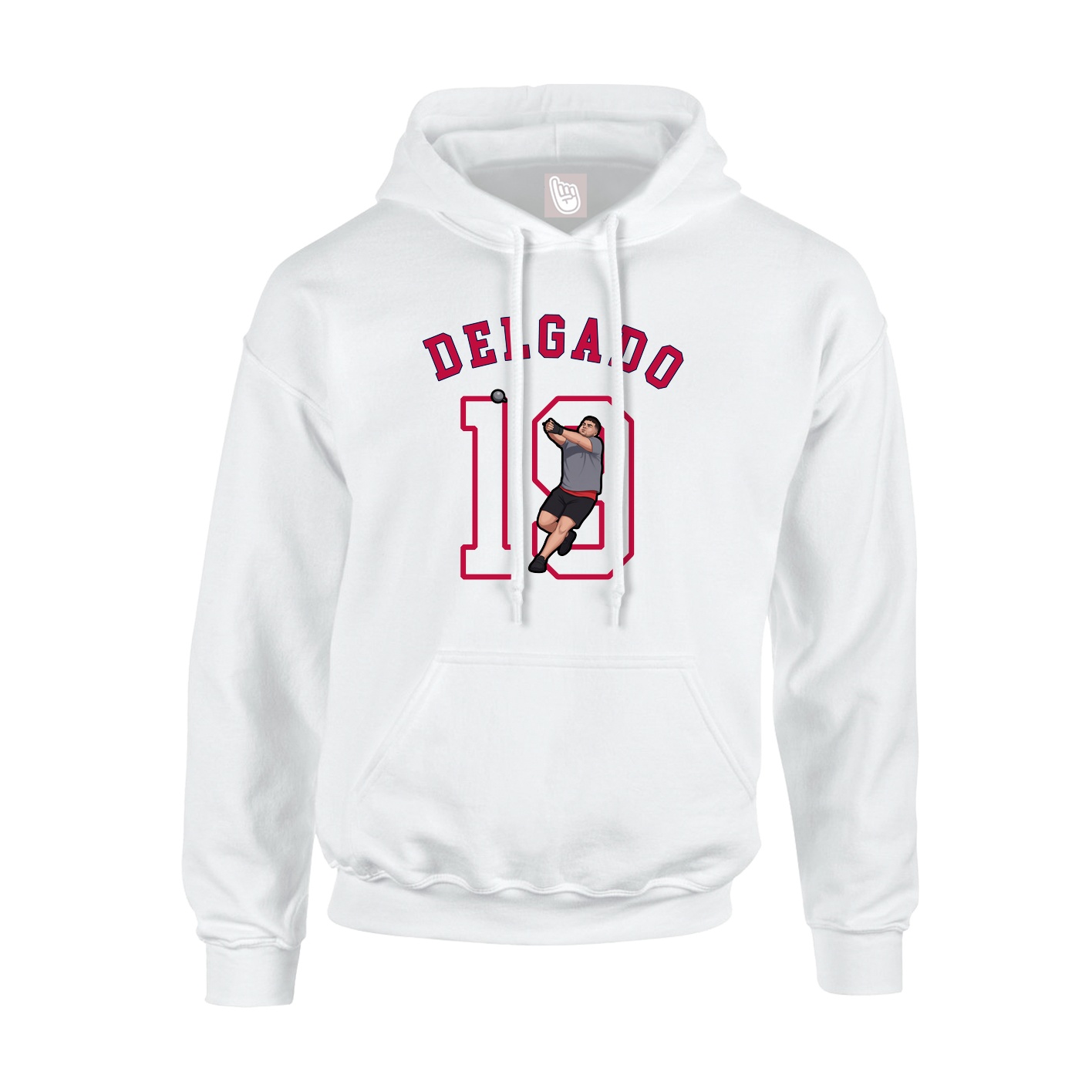 Hoodie — Shirsey Arch in White