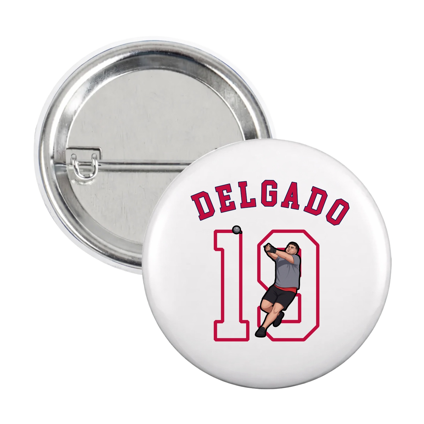 Game Day Button — Shirsey Arch in White