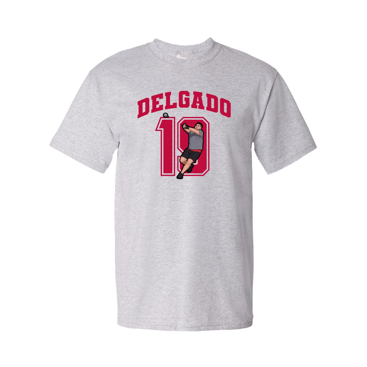 Youth Tee — Number in Grey