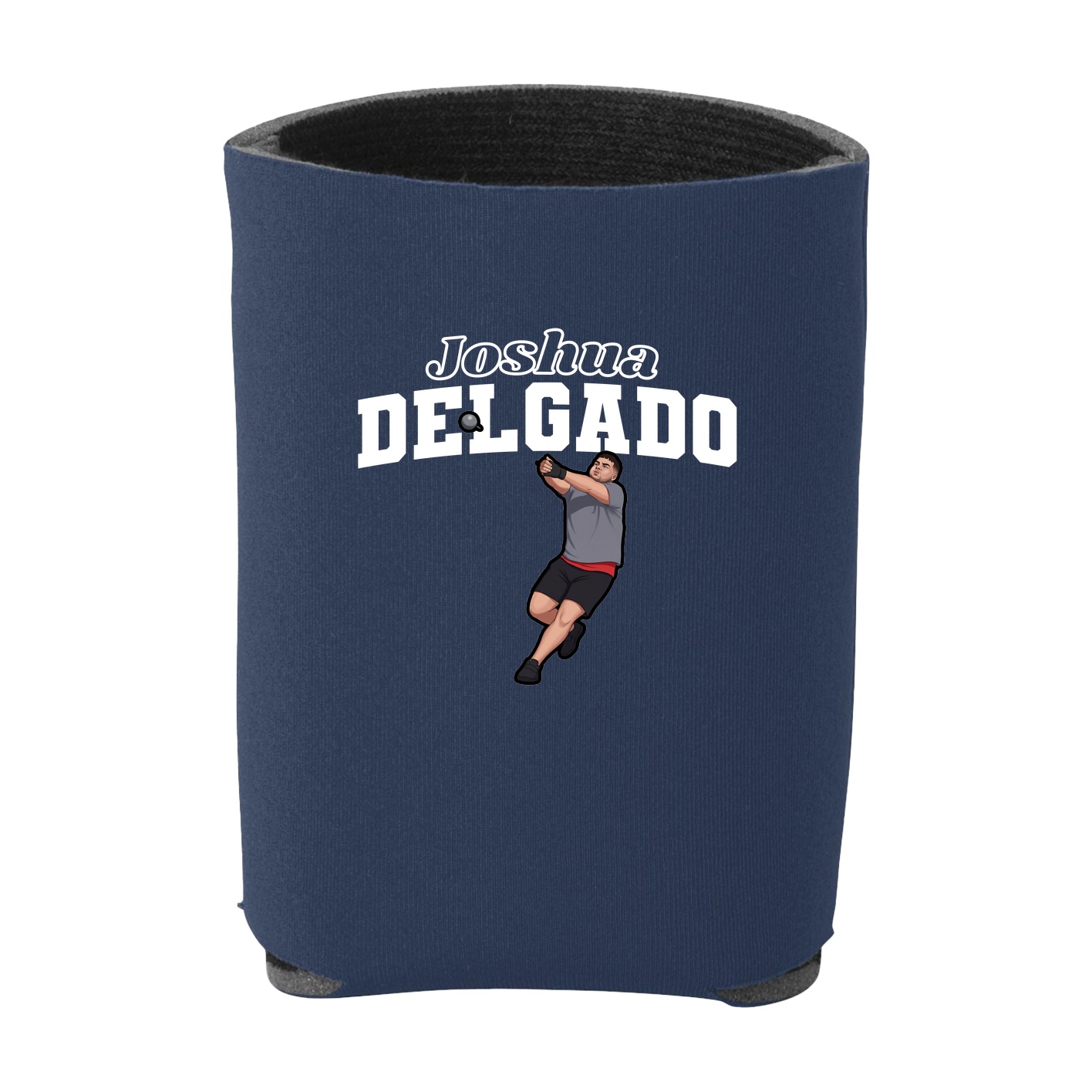 Can Holder — Name Arch in Navy