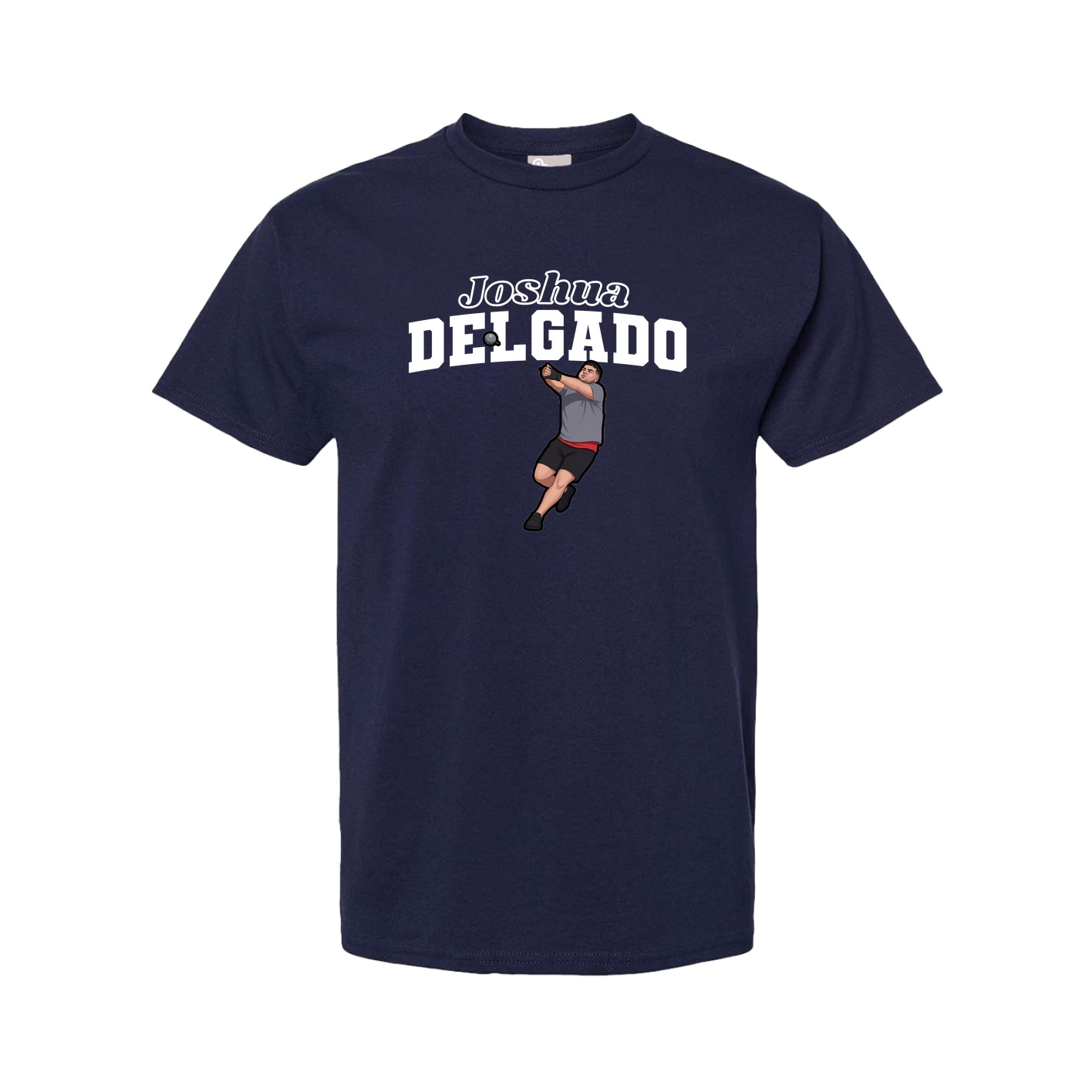 Youth Tee — Name Arch in Navy