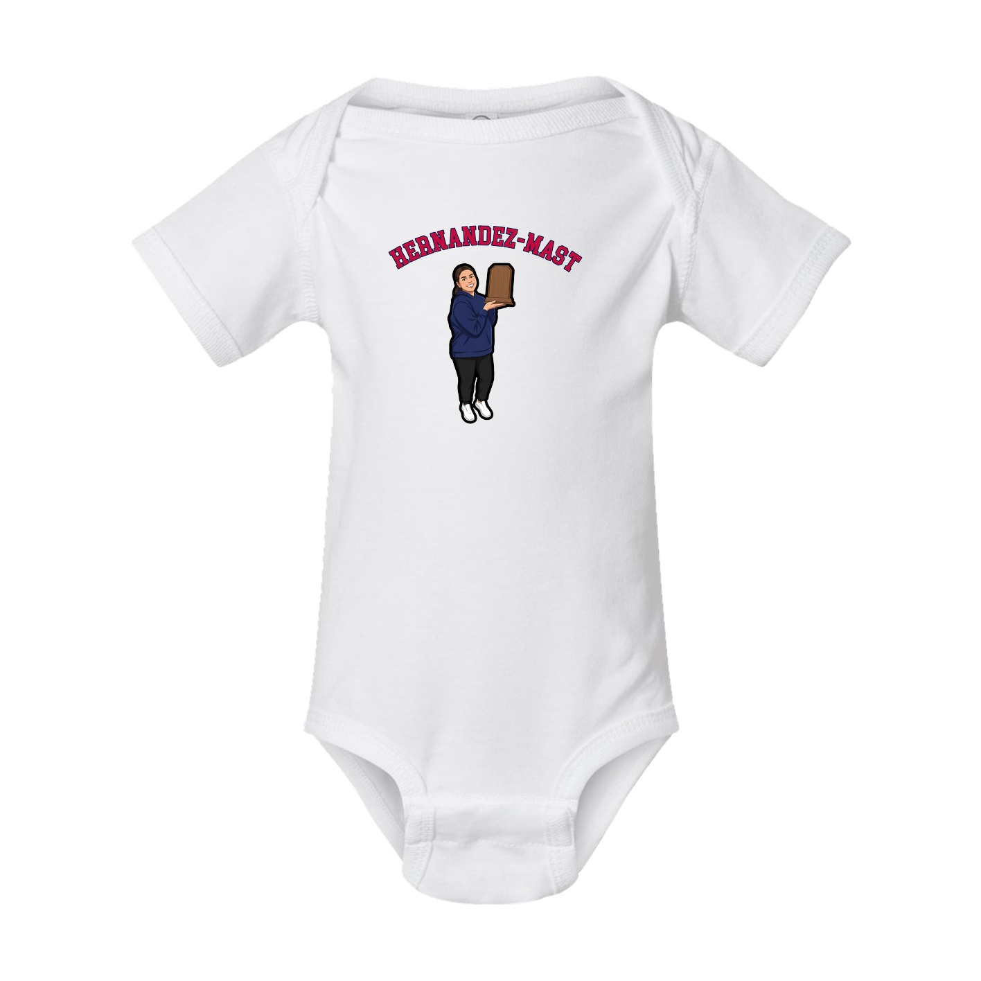 Baby Onesie — Shirsey Arch in White