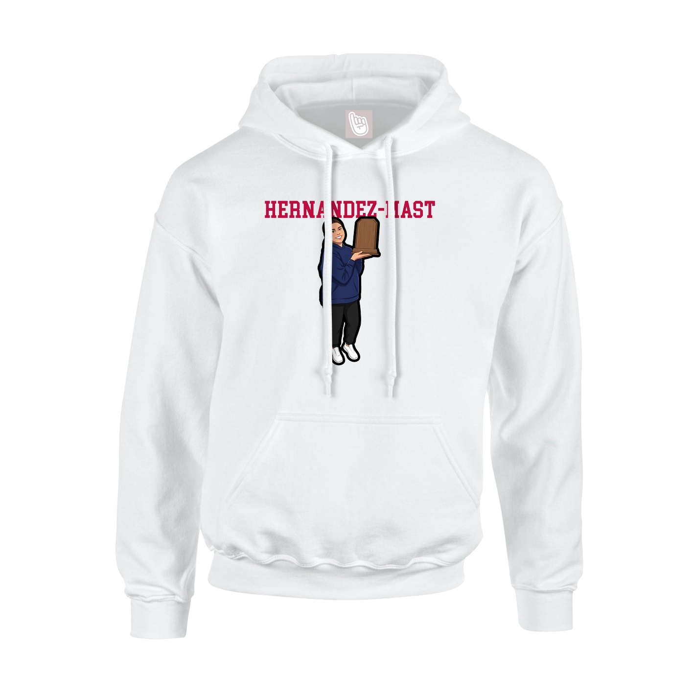 Hoodie — Shirsey in White