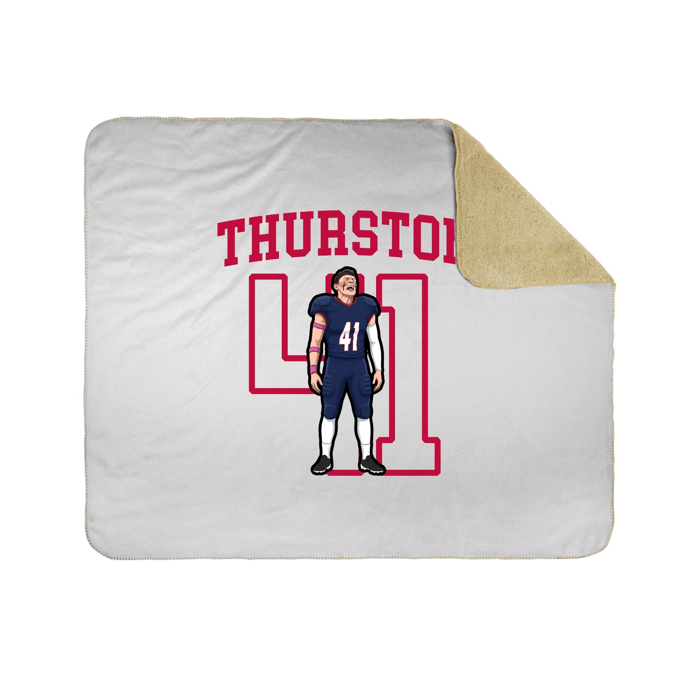50x60 Sherpa Lined Throw Blanket