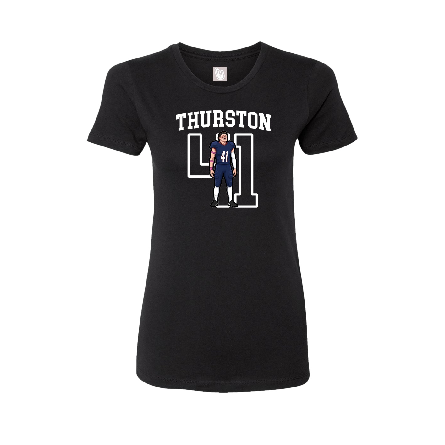 Fitted Women's Tee — Shirsey in Black