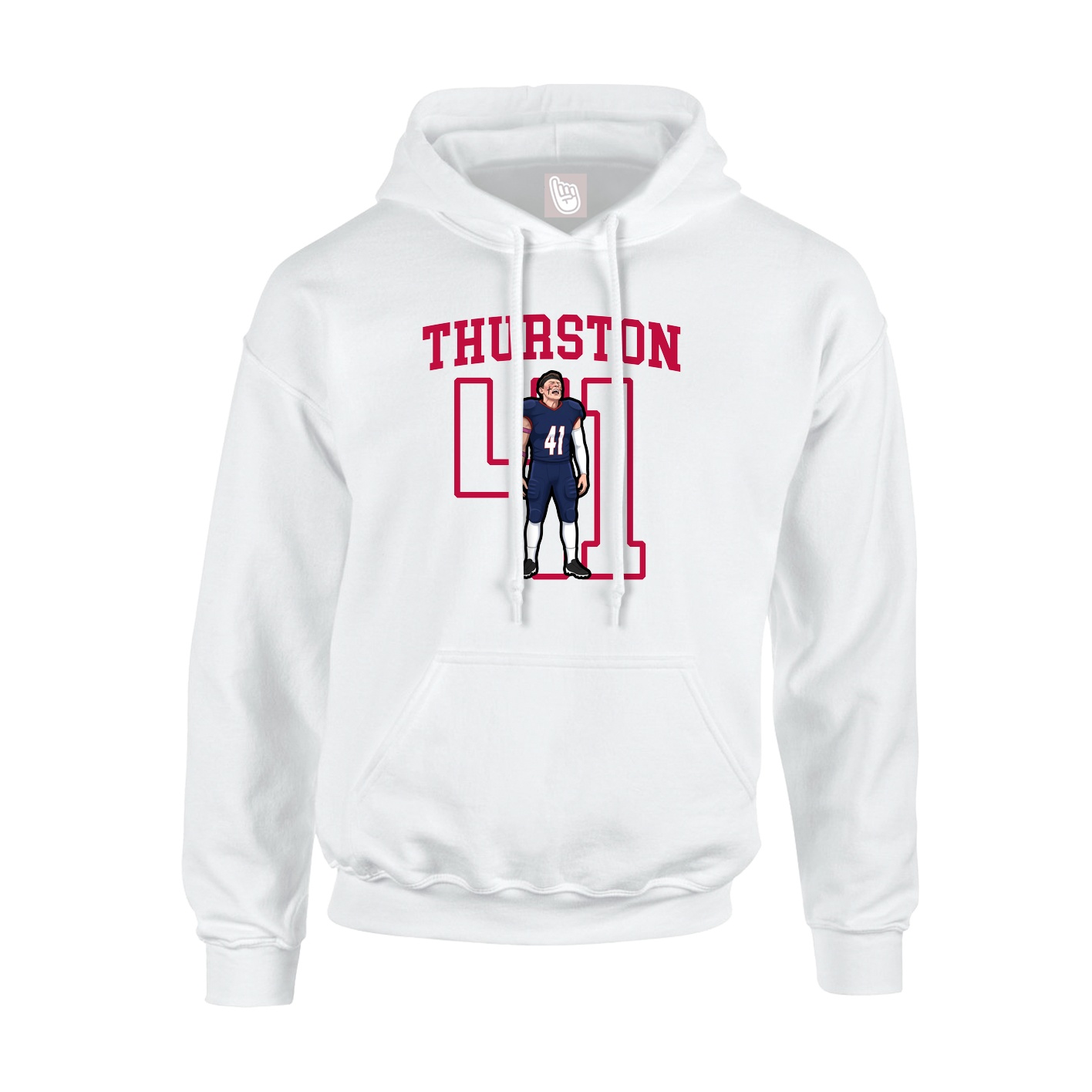 Hoodie — Shirsey in White