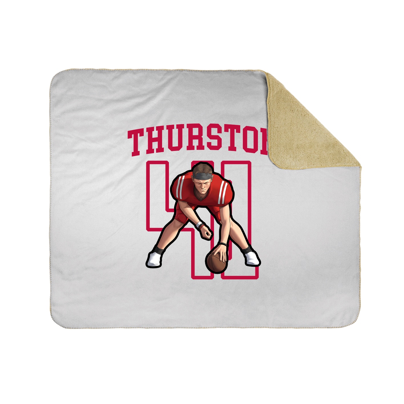Throw Blanket — Shirsey in White