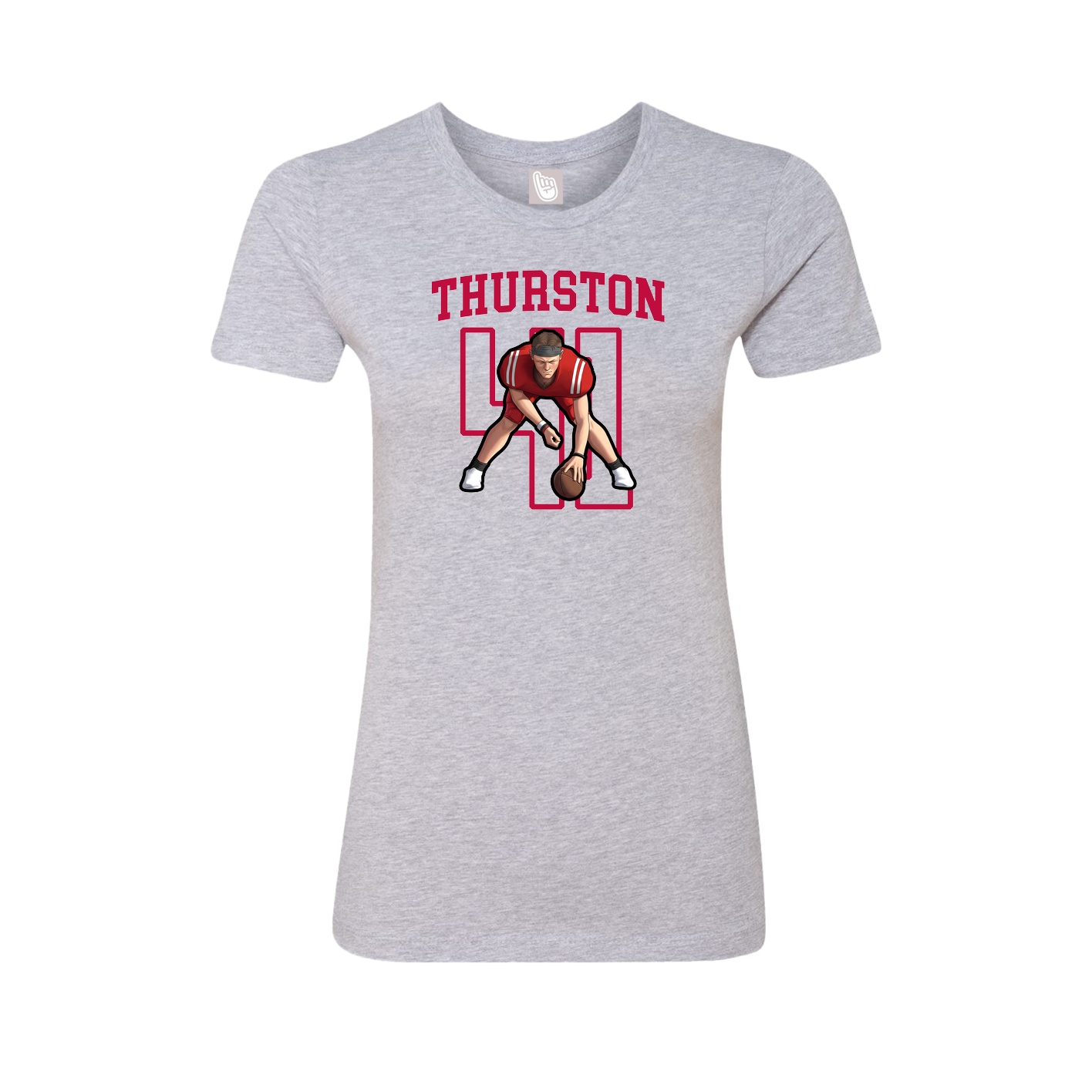Fitted Women's Tee — Shirsey in Grey