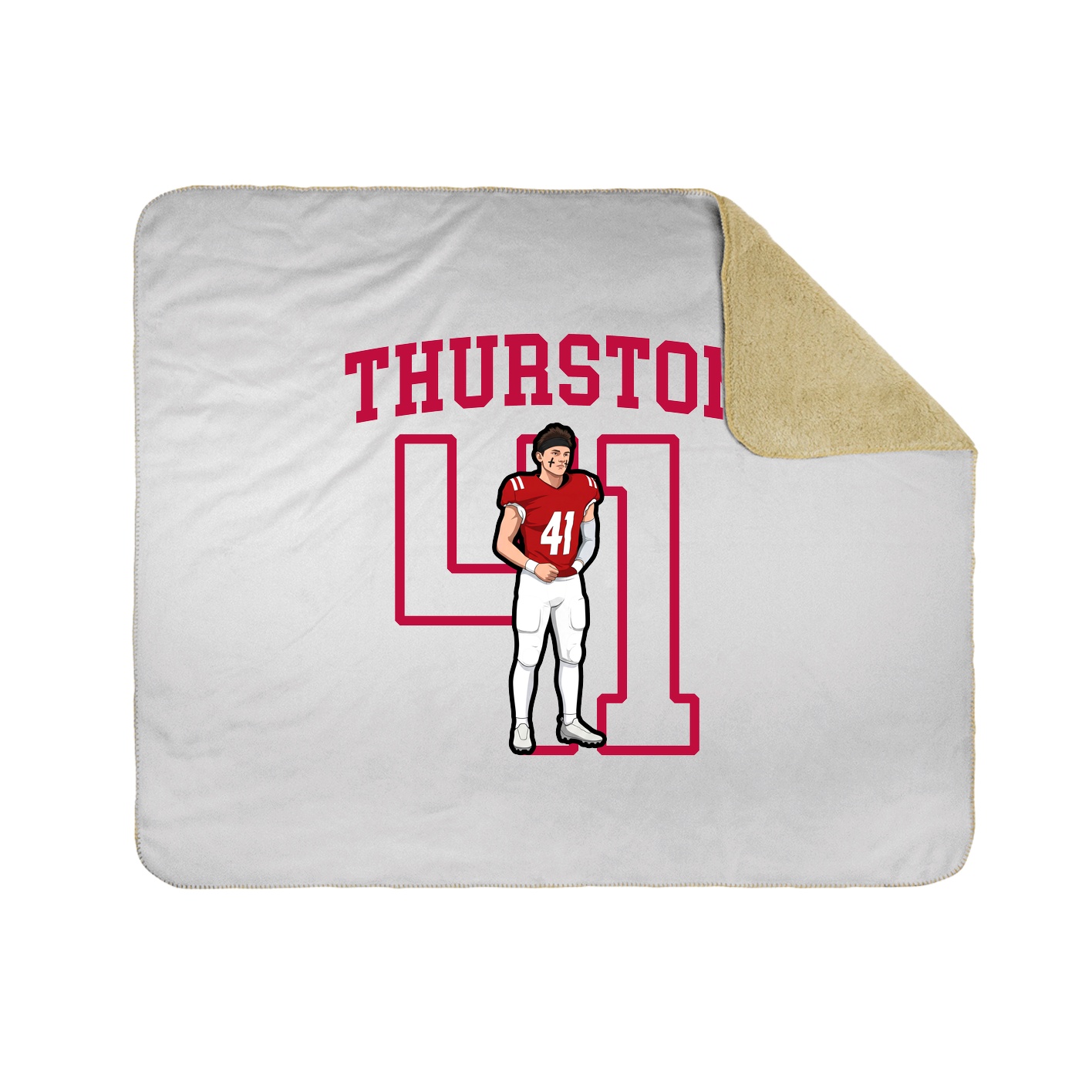 Throw Blanket — Shirsey in White