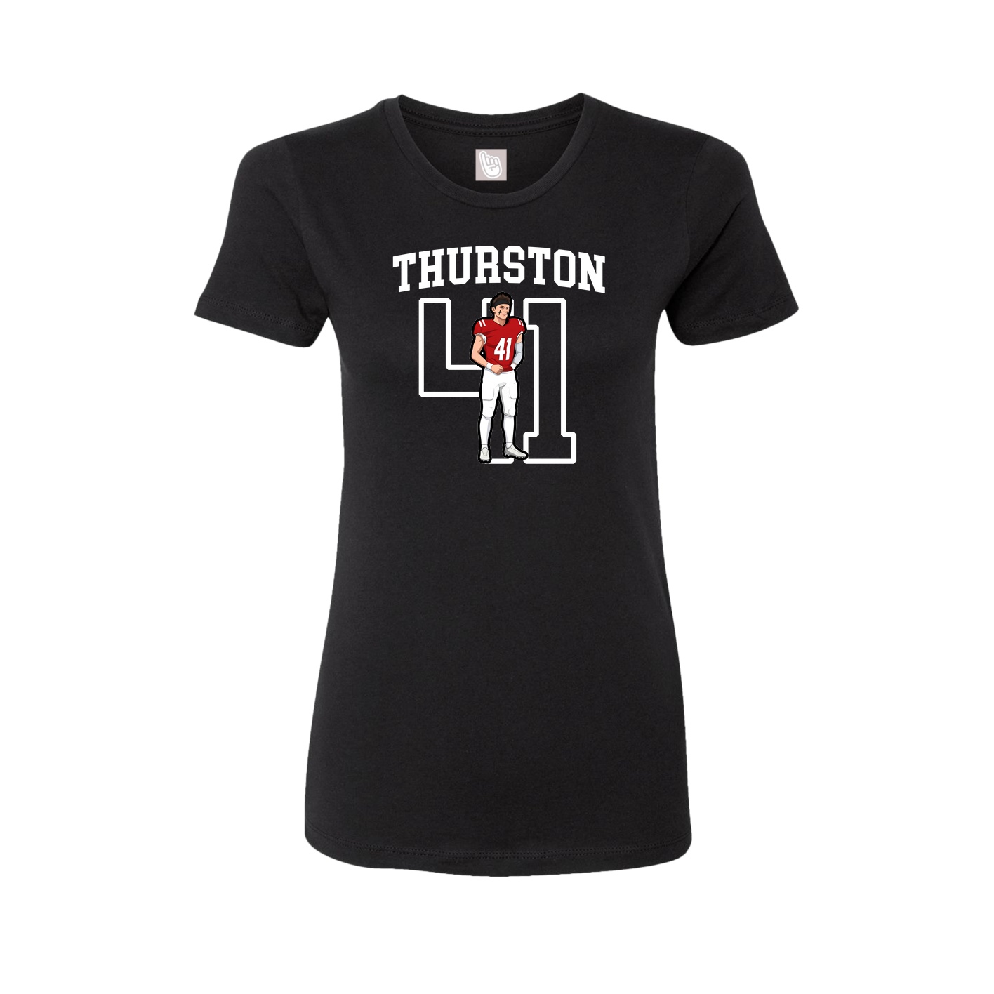 Fitted Women's Tee — Shirsey in Black