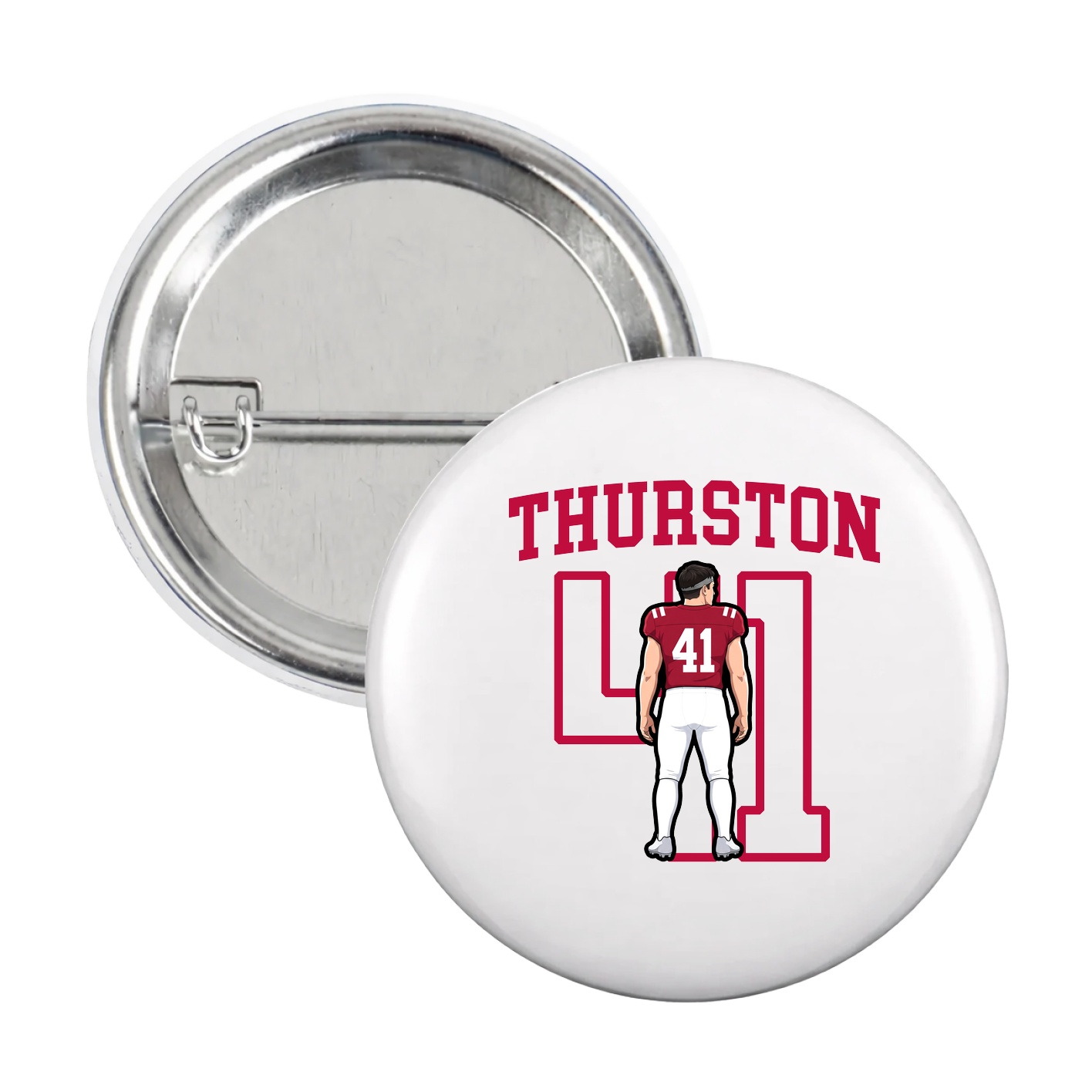 Game Day Button — Shirsey in White