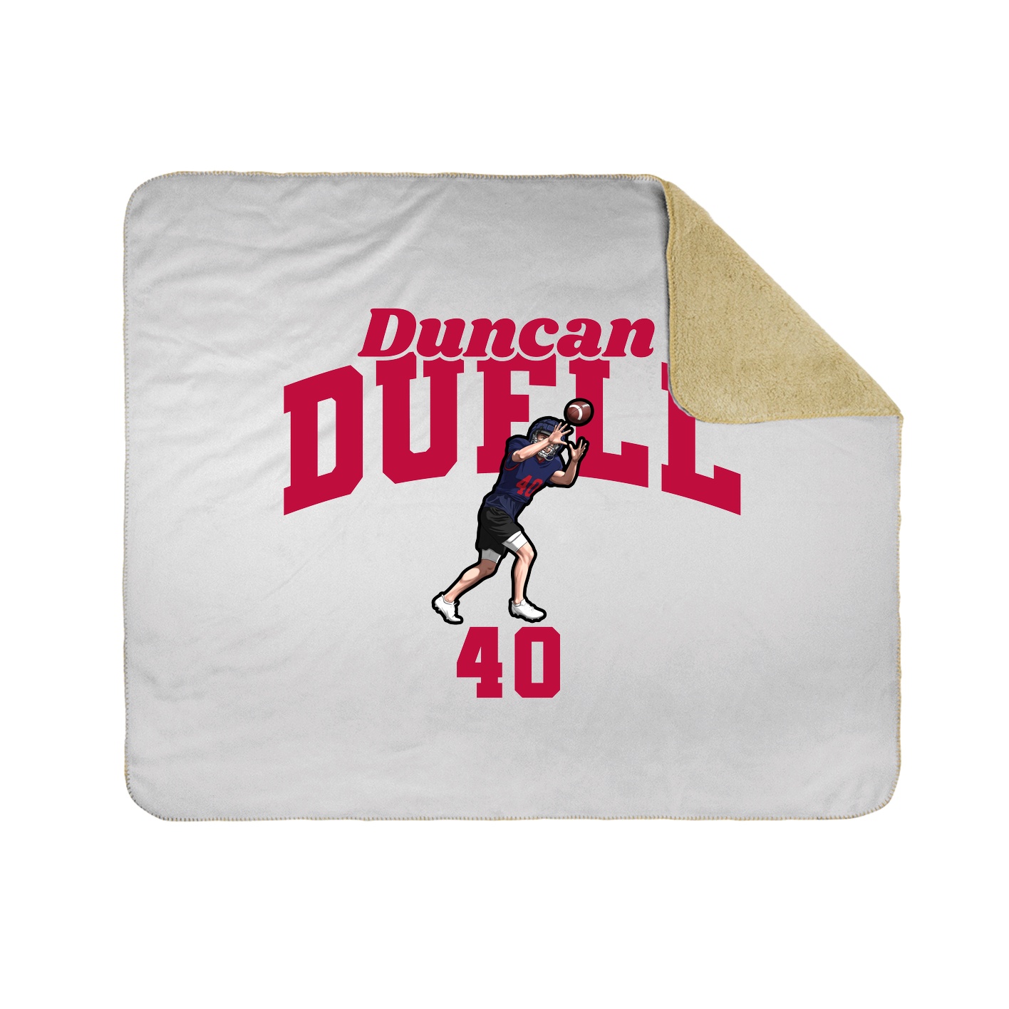 Throw Blanket — Signature Arch in White
