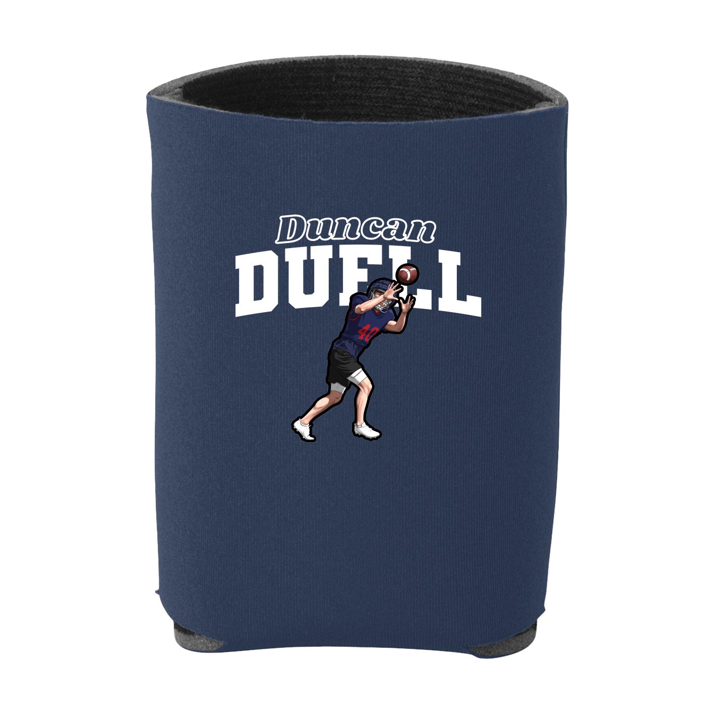 Can Holder — Name Arch in Navy