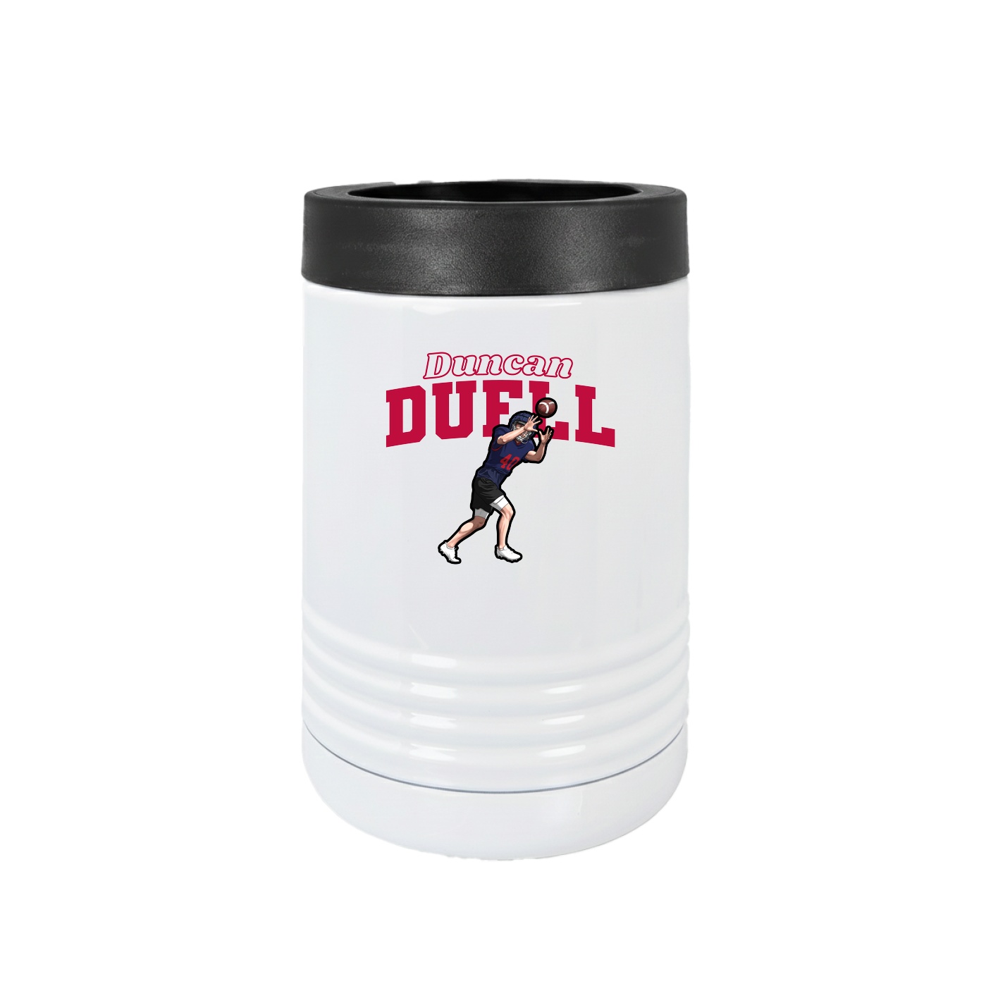 Beverage Holder — Name Arch in White
