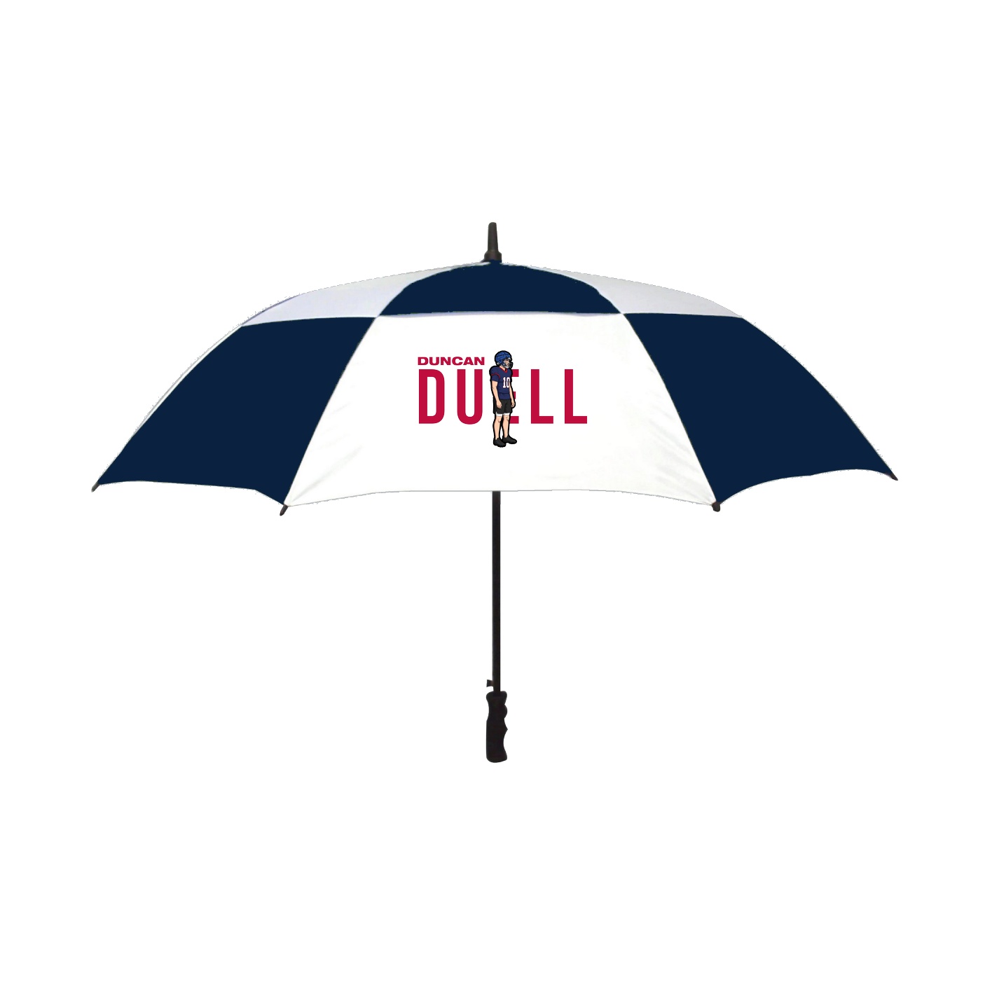 Golf Umbrella — Player Name in Navy