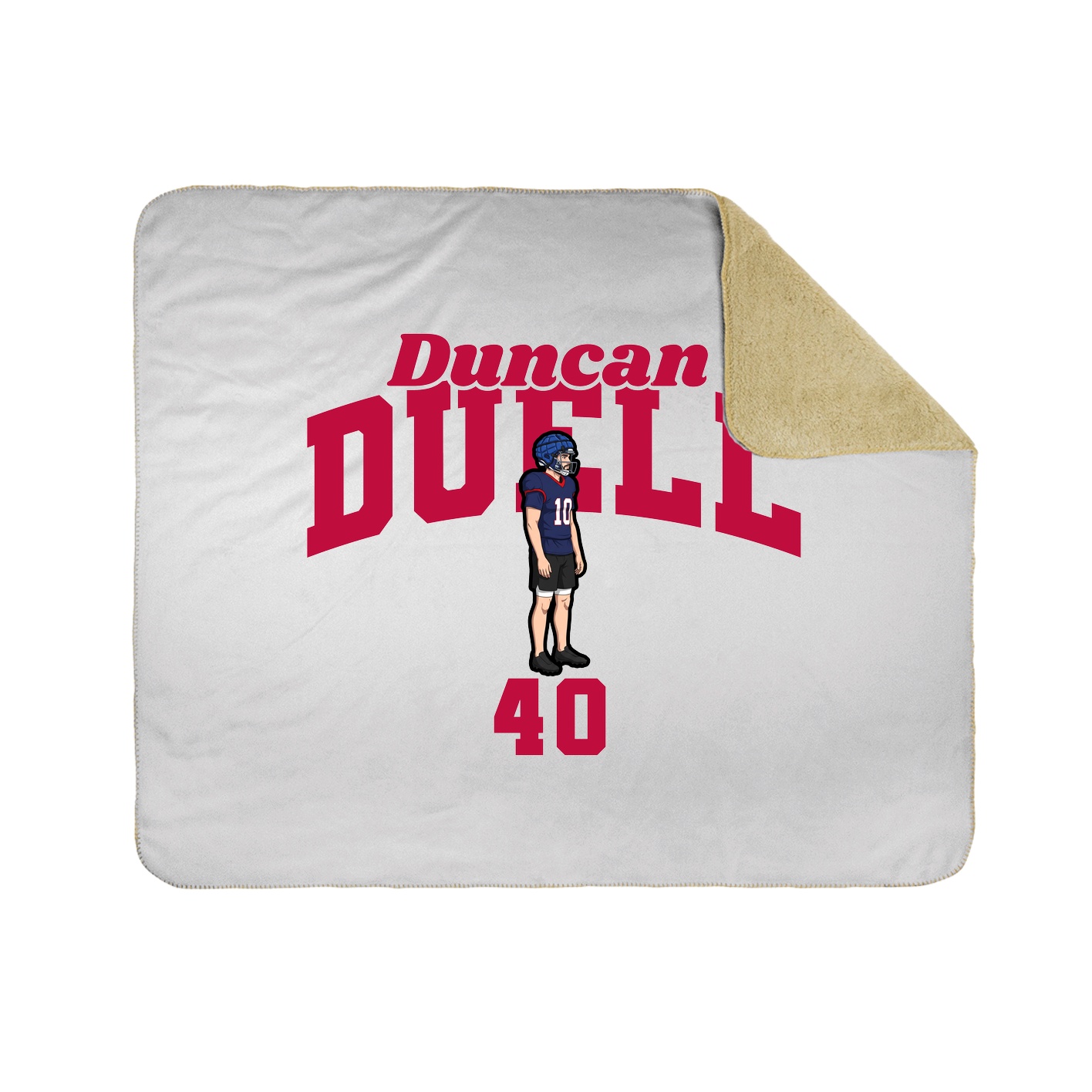 Throw Blanket — Signature Arch in White