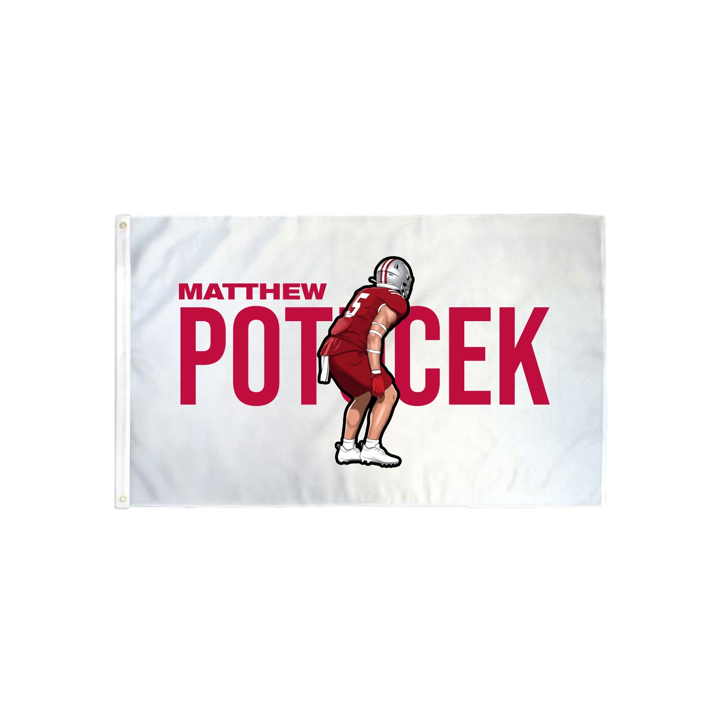 3x5 Flag — Player Name in Classic