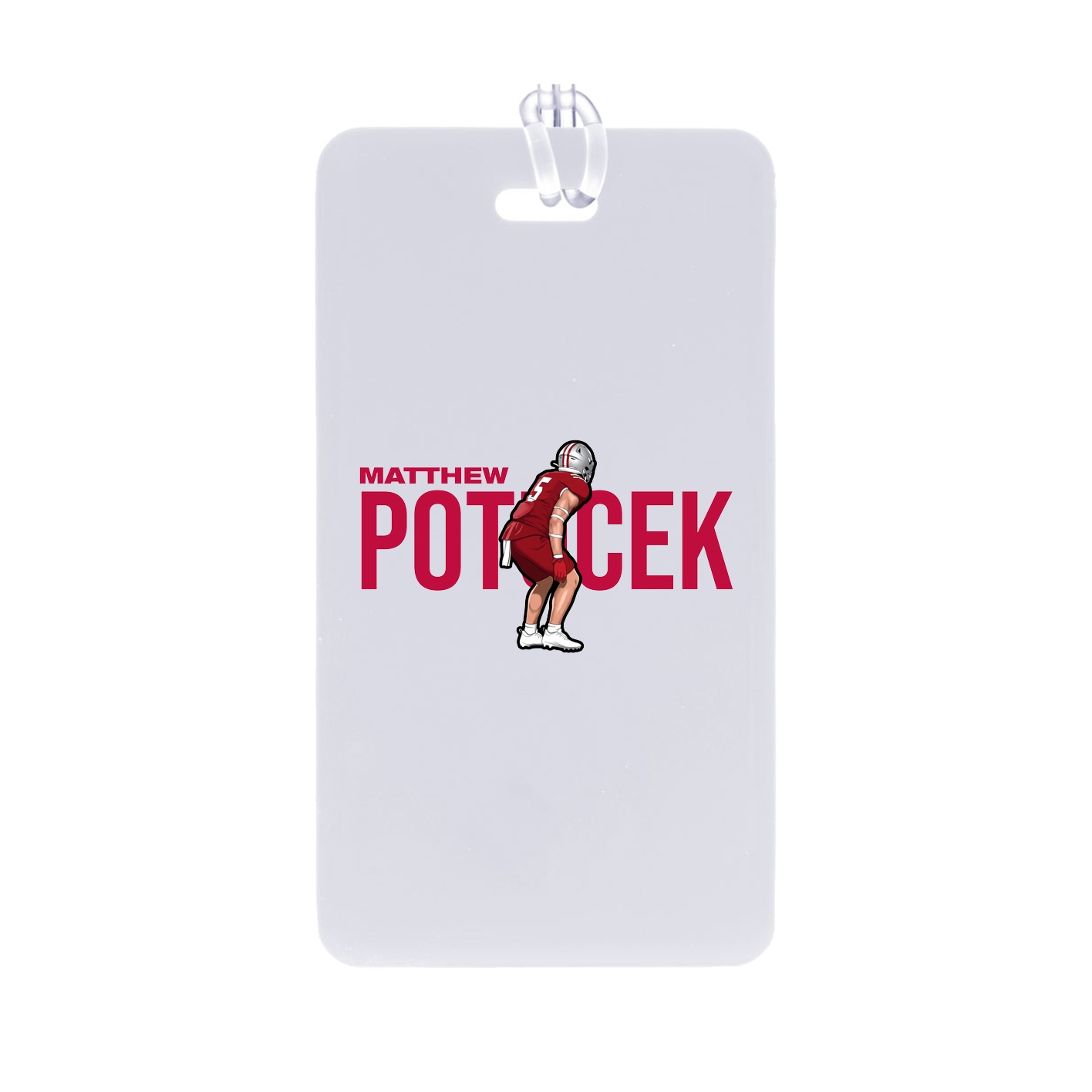 Bag Tag — Player Name in Classic