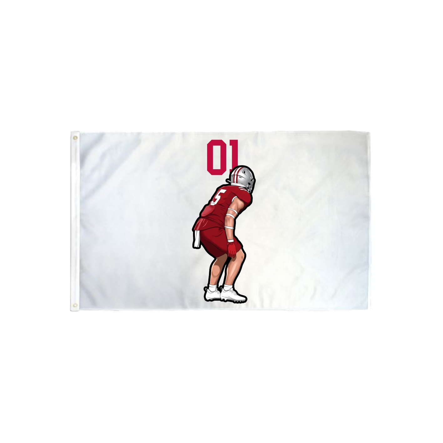 3x5 Flag — Number Top in Classic
