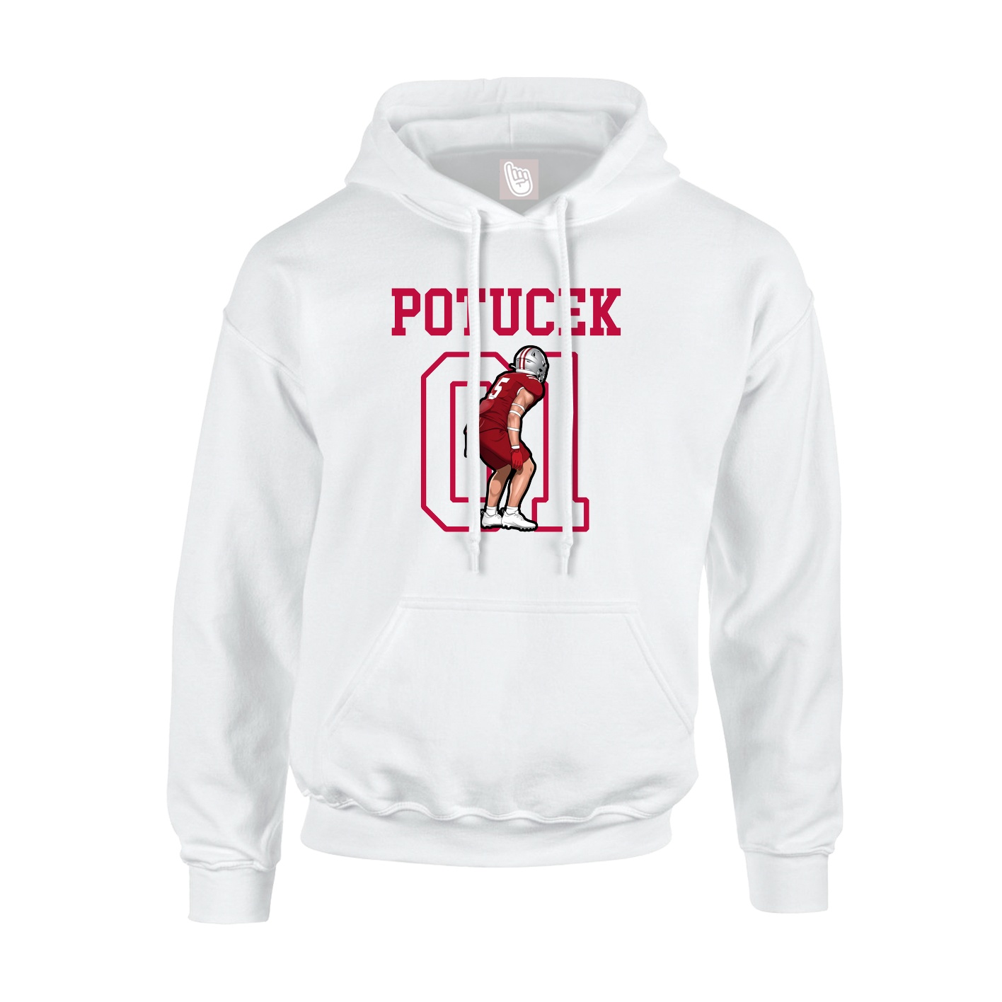 Youth Hoodie — Shirsey in White