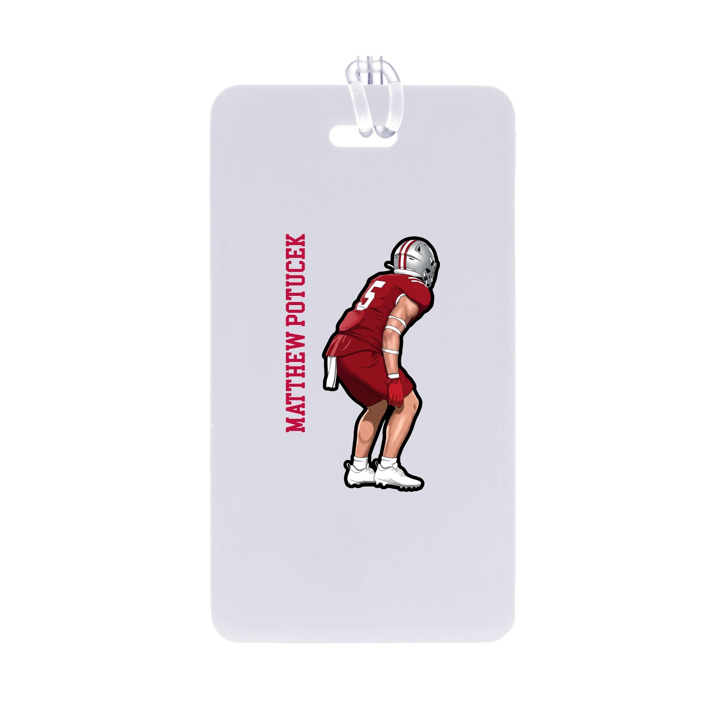 Bag Tag — Name Vertical in Classic