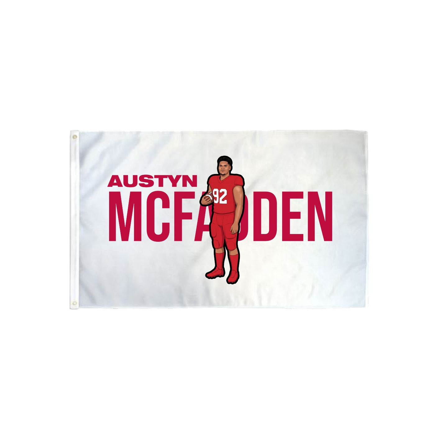 3x5 Flag — Player Name in Classic