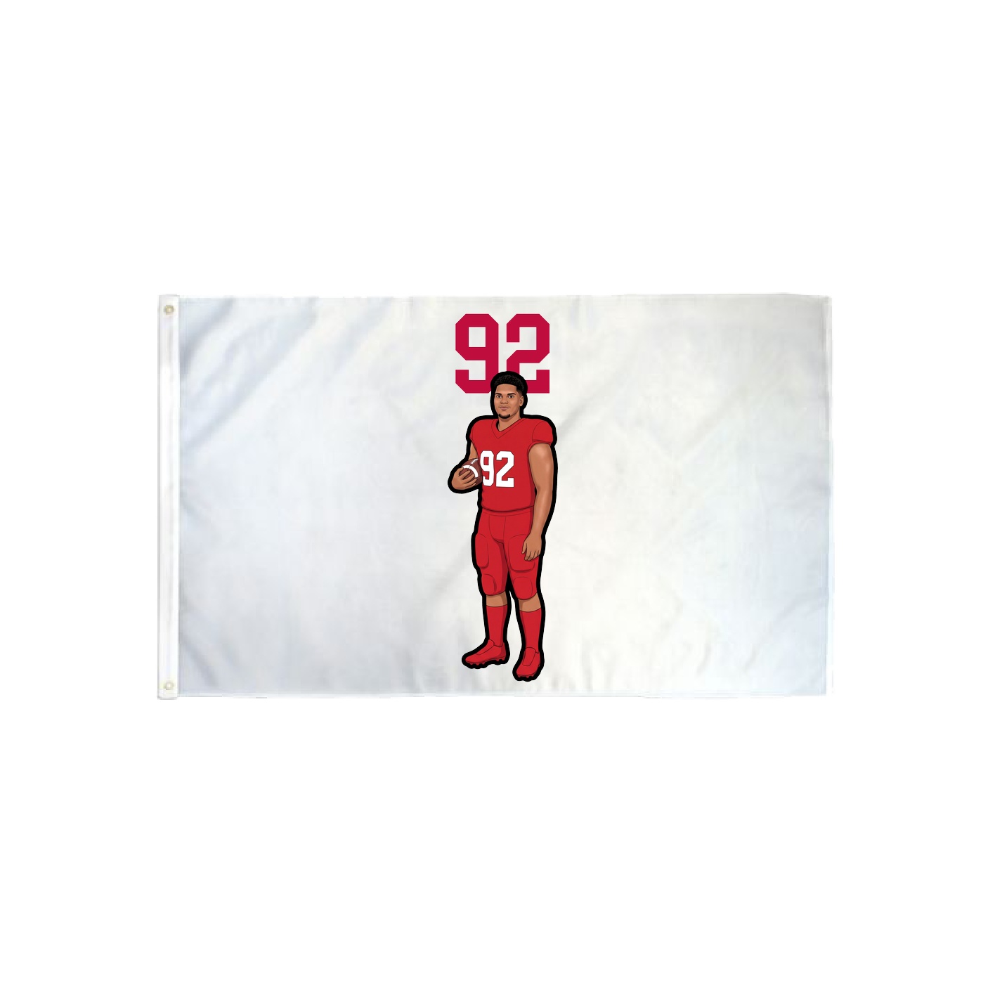 3x5 Flag — Number Top in Classic
