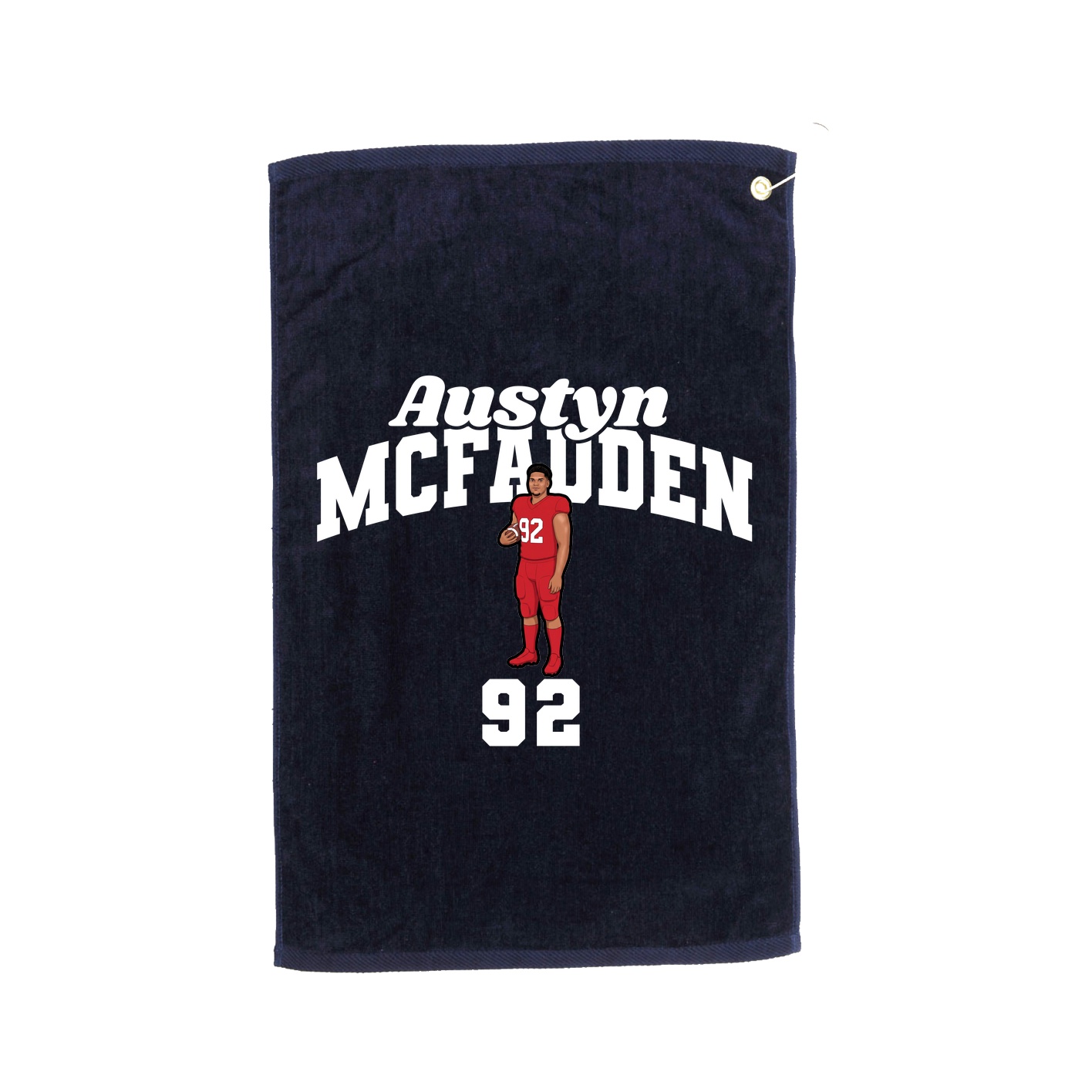 Golf Towel — Signature Arch in Navy